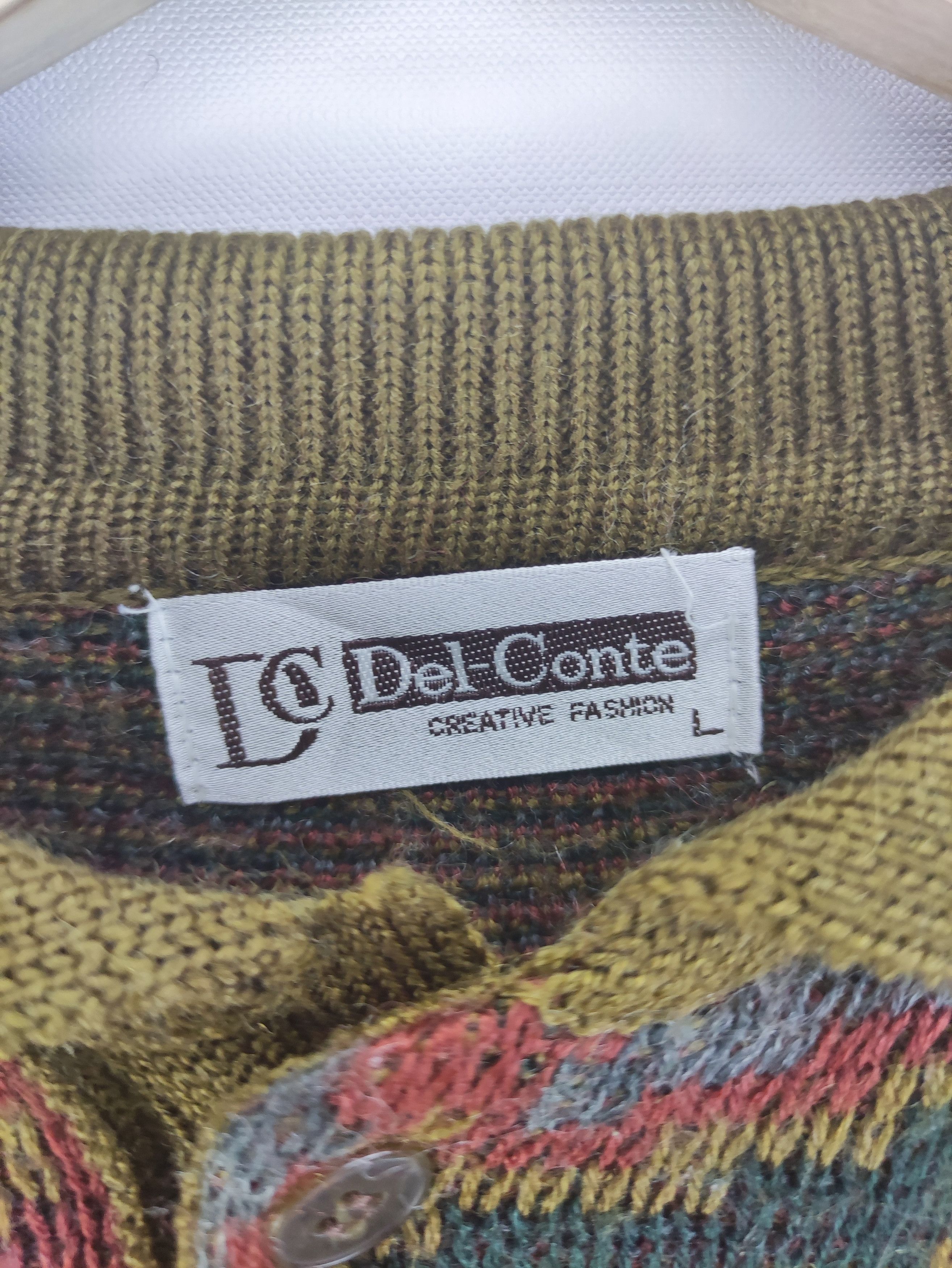 Aran Isles Knitwear Vintage Knit Sweater Polo By Del Conte Size US M / EU 48-50 / 2 - 2 Thumbnail