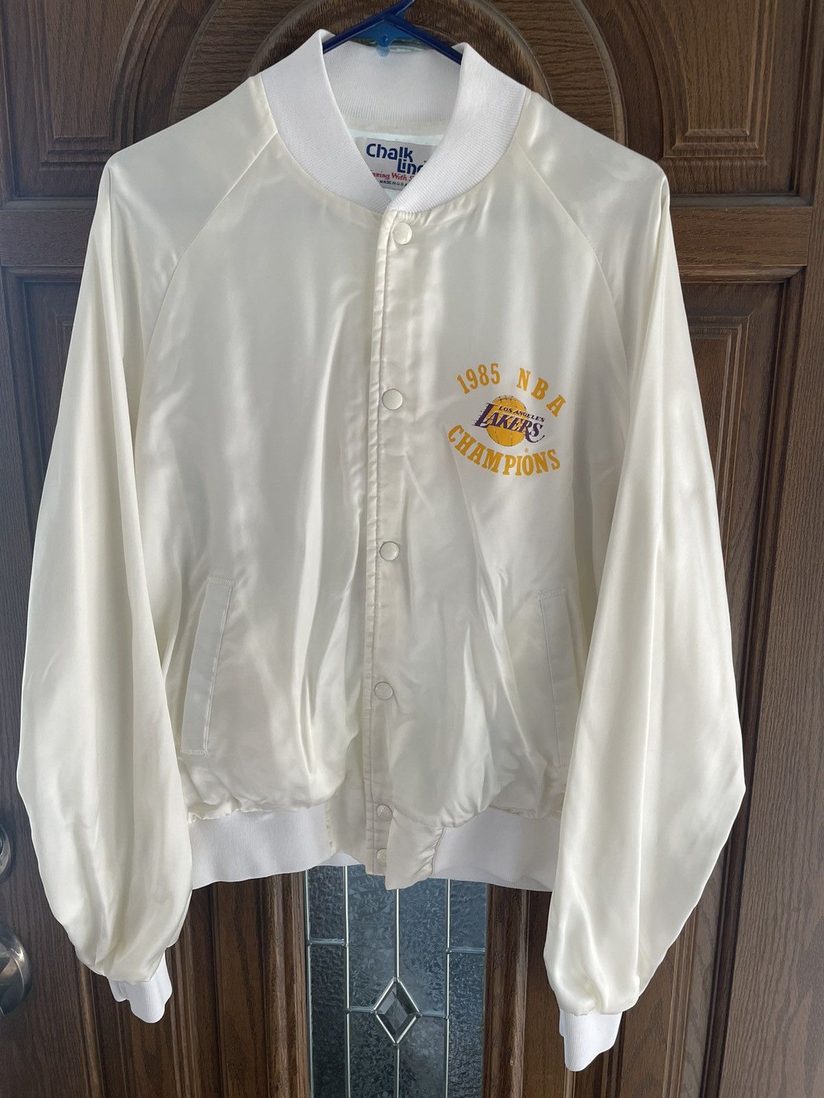 Lakers Championship Jacket Grailed