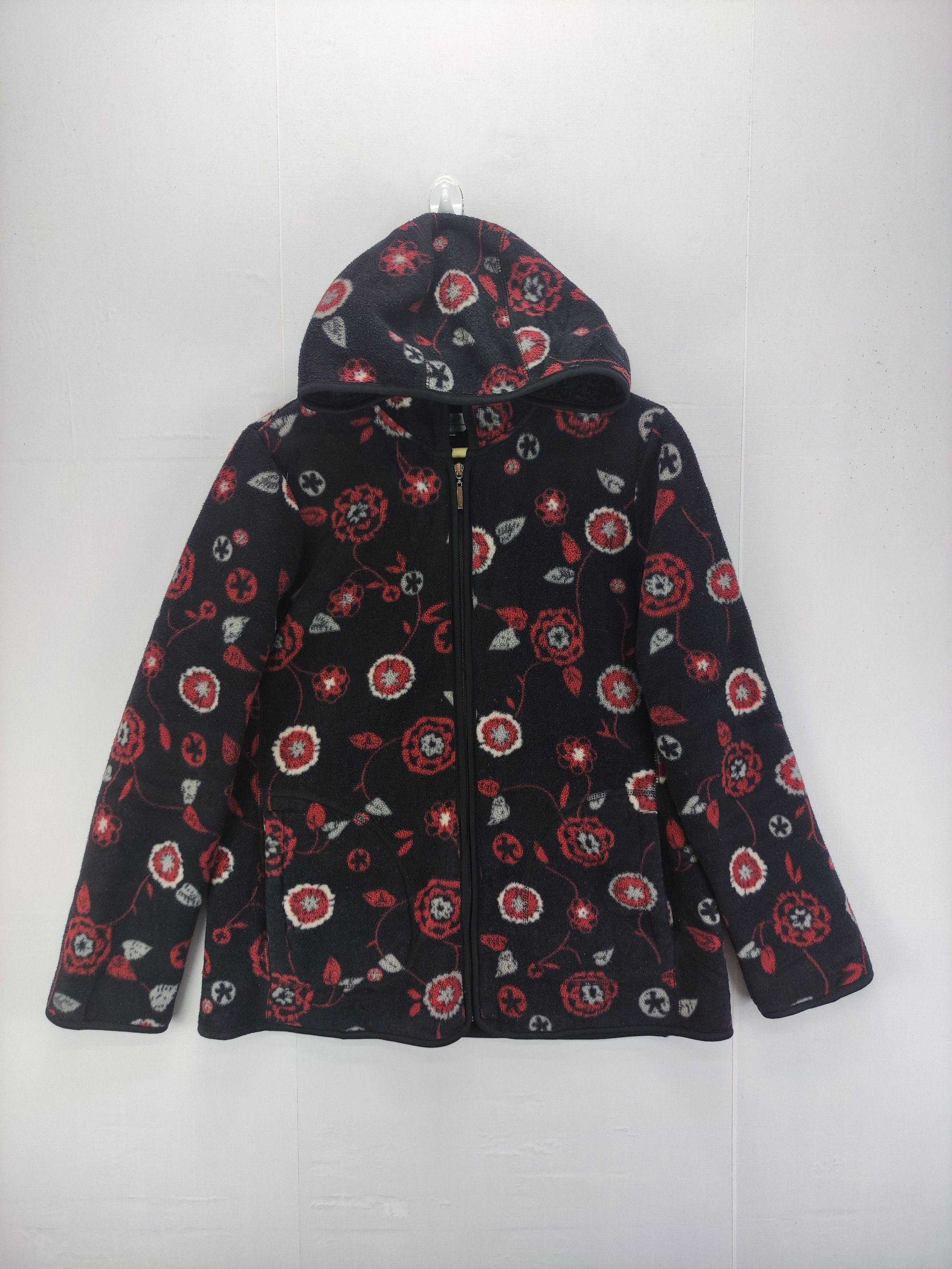 Japanese Brand Vintage Crocodile Fleece Jacket Zipper Hoodie Size M / US 6-8 / IT 42-44 - 1 Thumbnail
