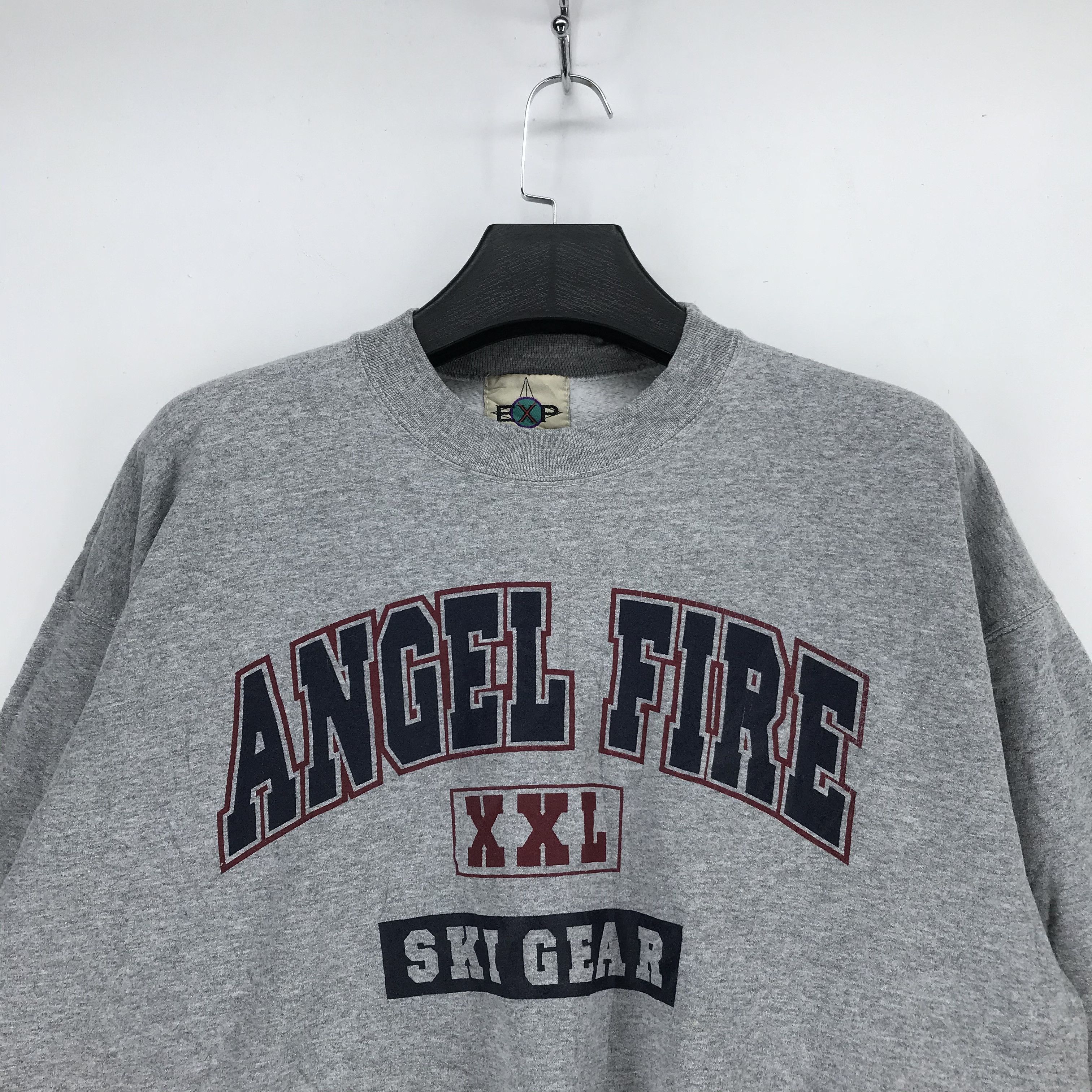 Japanese Brand Vintage Angel Fire Ski Gear Big Logo Sweatshirts #2267-89 Size US XL / EU 56 / 4 - 2 Thumbnail