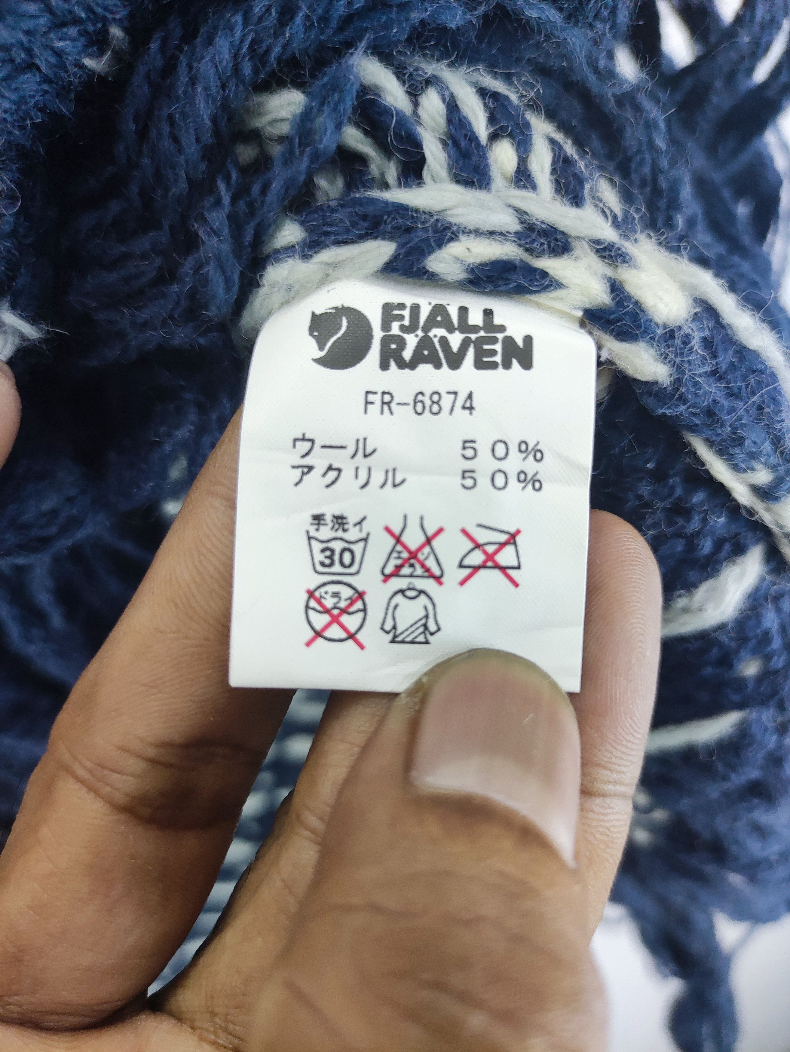 Fjallraven Vintage Fjallraven Poncho knit Size 26 - 3 Thumbnail