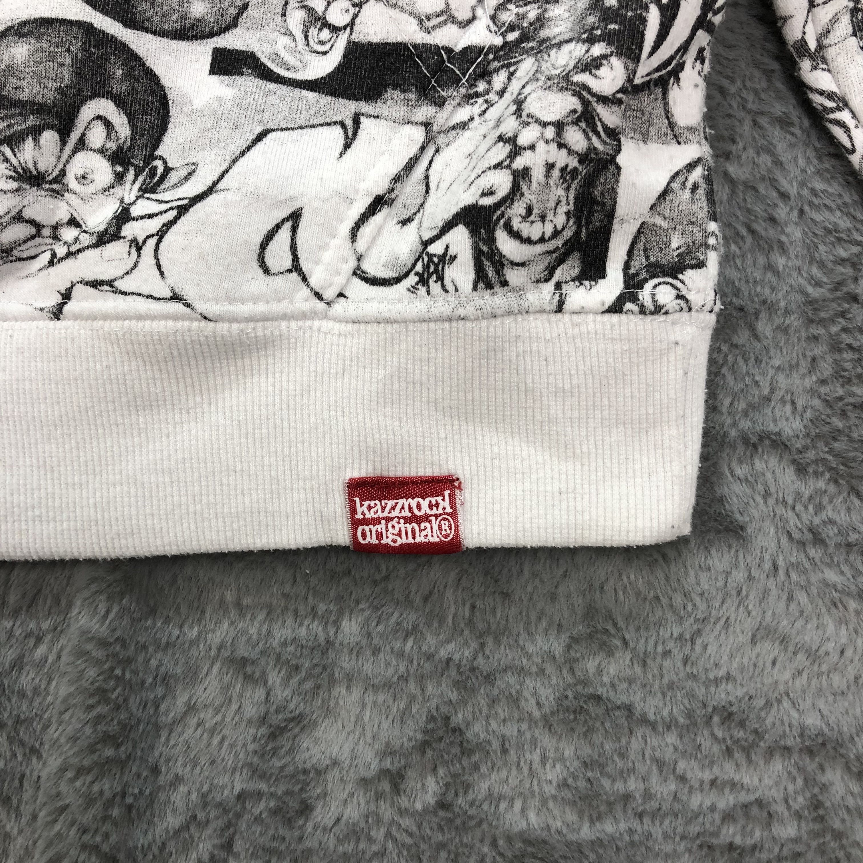 Japanese Brand KAZZROCK ORIGINAL Fullprint Pullover Hoodies #4821-20 Size US M / EU 48-50 / 2 - 7 Thumbnail