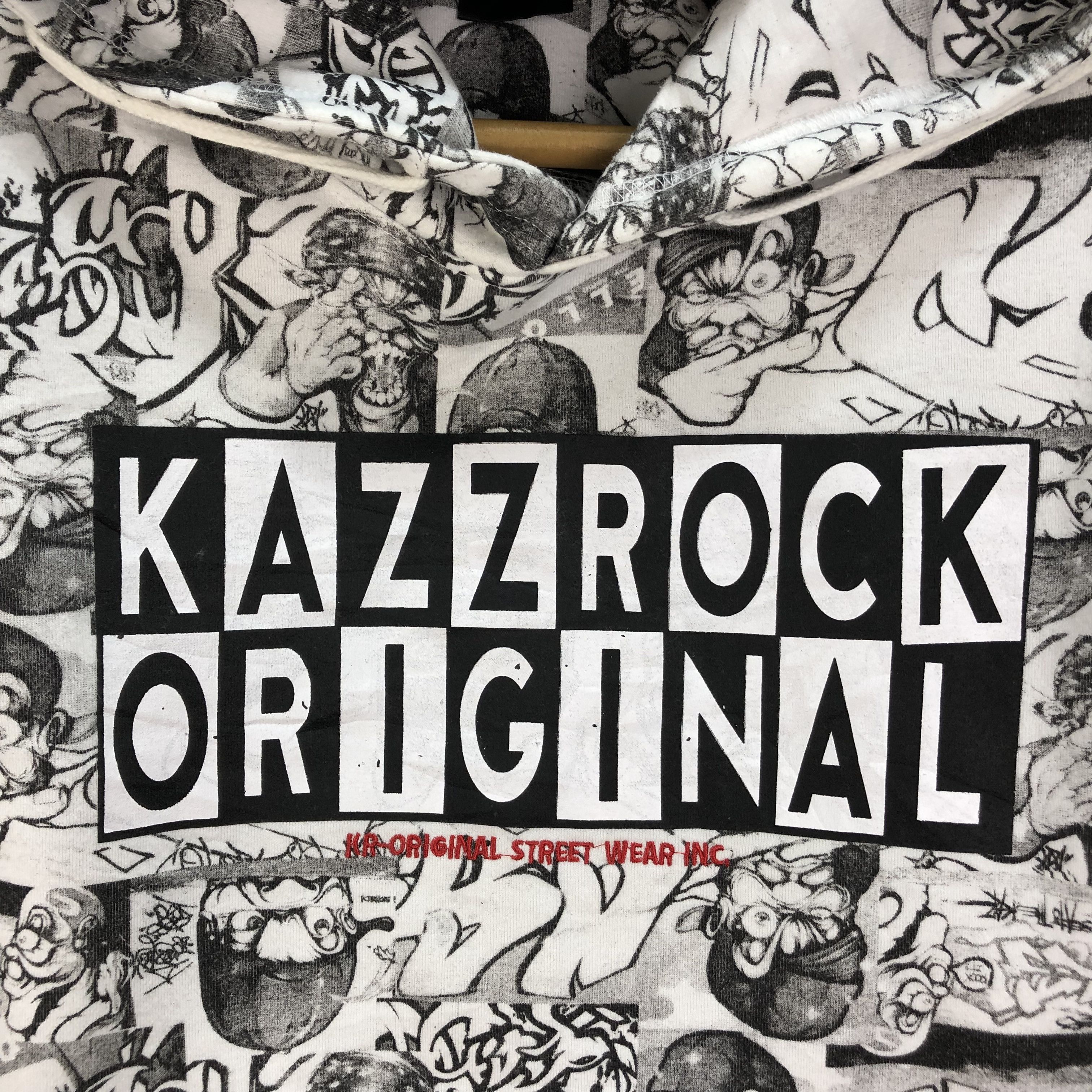Japanese Brand KAZZROCK ORIGINAL Fullprint Pullover Hoodies #4821-20 Size US M / EU 48-50 / 2 - 3 Thumbnail