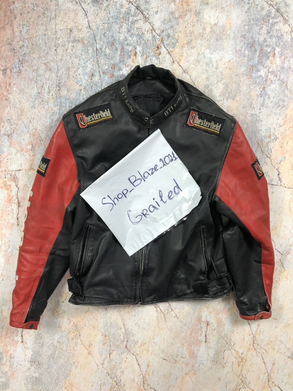 Vintage Racing US leather jacket Size US L / EU 52-54 / 3 - 5 Thumbnail