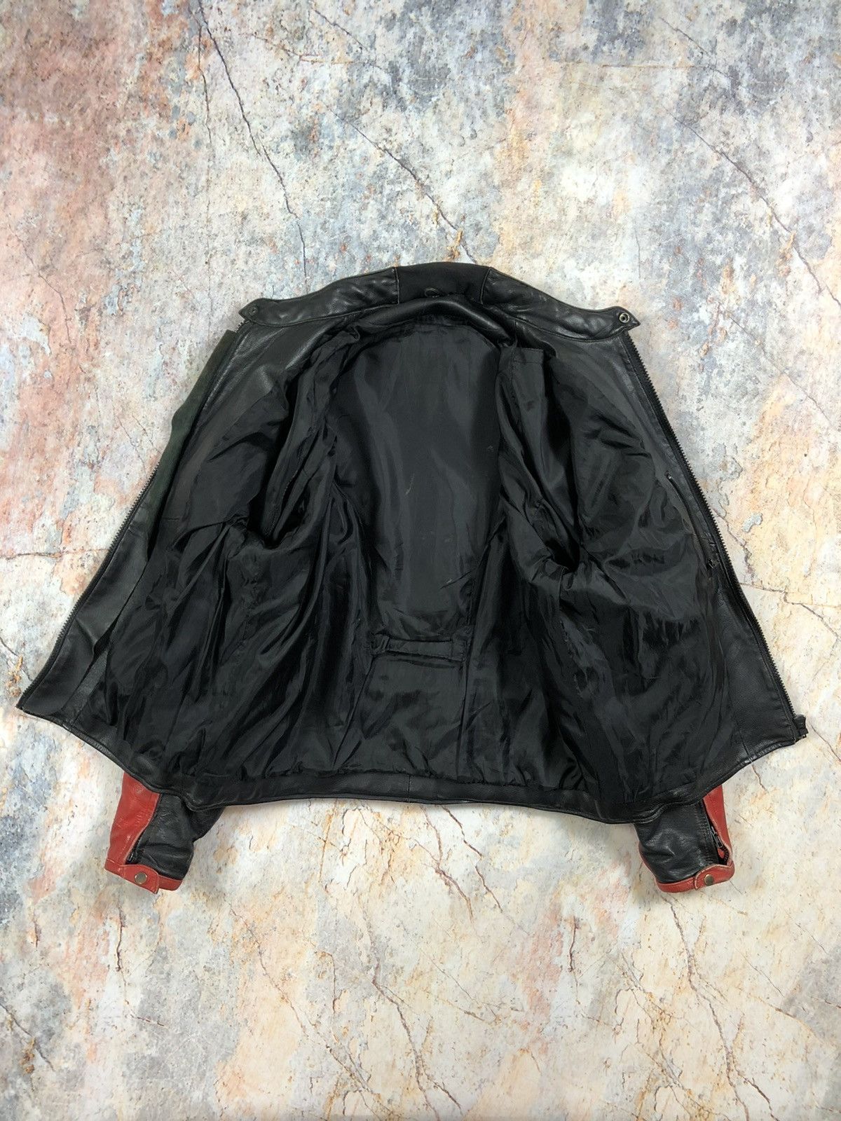 Vintage Racing US leather jacket Size US L / EU 52-54 / 3 - 3 Thumbnail