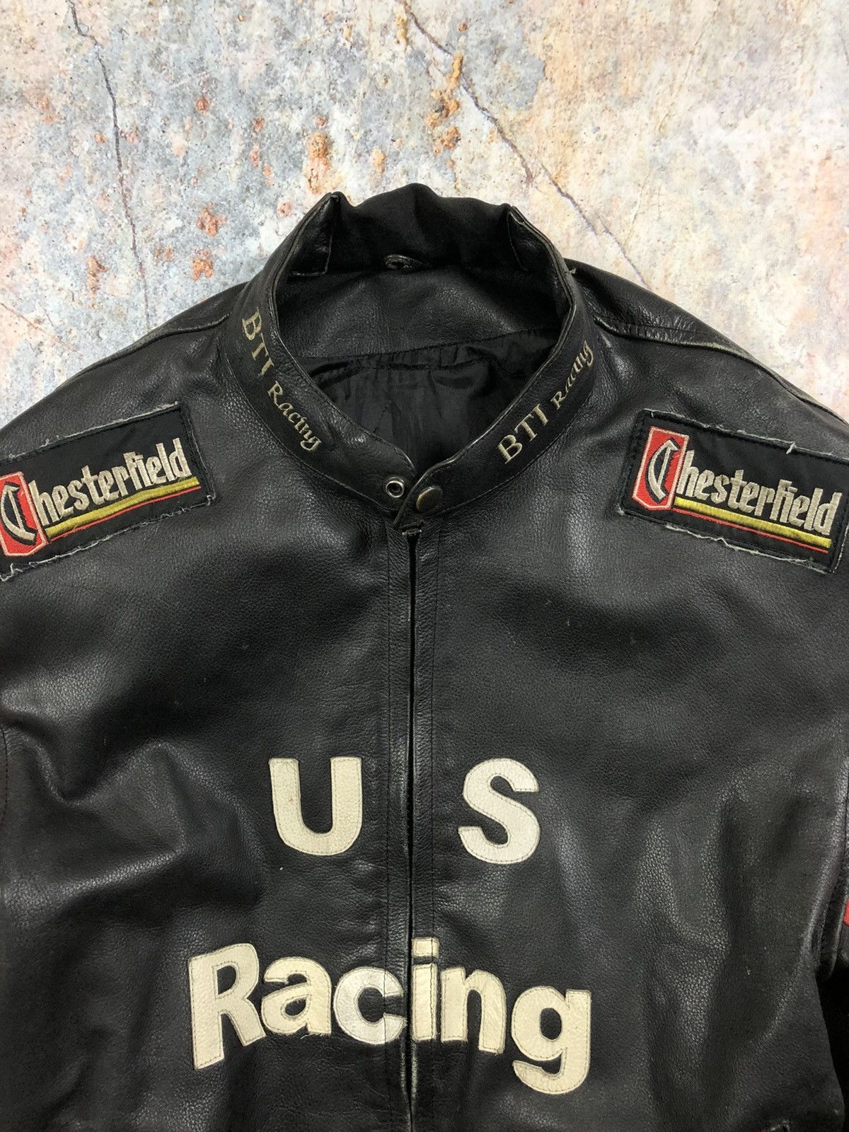Vintage Racing US leather jacket Size US L / EU 52-54 / 3 - 2 Thumbnail