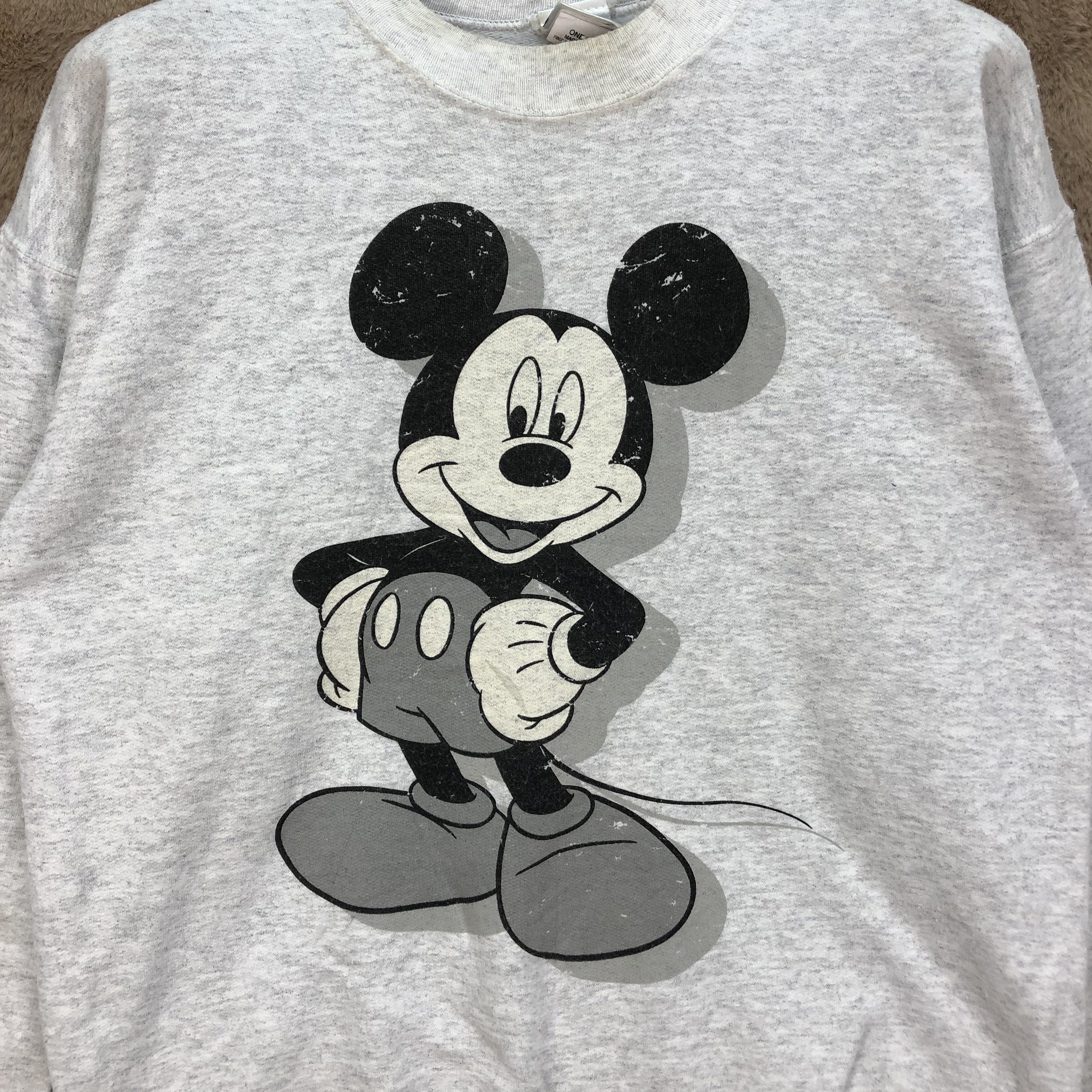 Mickey Mouse Vintage Mickey Mouse MadeInUsa CrewNeck Sweatshirts #4977-41 Size US M / EU 48-50 / 2 - 4 Thumbnail