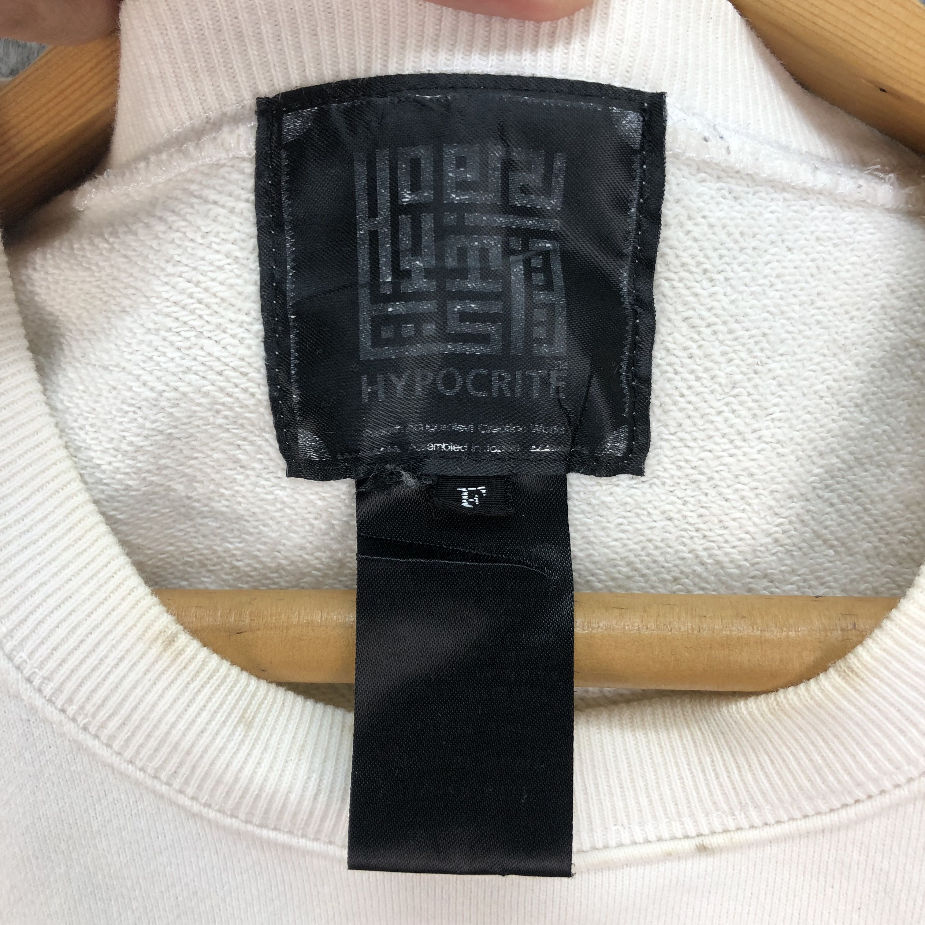 Japanese Brand HYPOCRITE EMOTIONAL CLOTHING GRAPHIC SWEATSHIRT #4622-163 Size US XL / EU 56 / 4 - 9 Thumbnail
