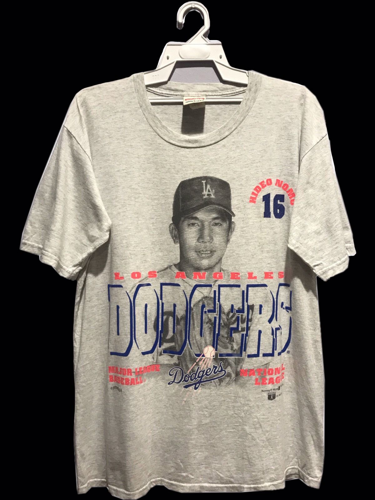 MLB Vintage 1995 Nutmeg Mills HIDEO NOMO debut LA Dodgers Tee Size US L / EU 52-54 / 3 - 1 Thumbnail