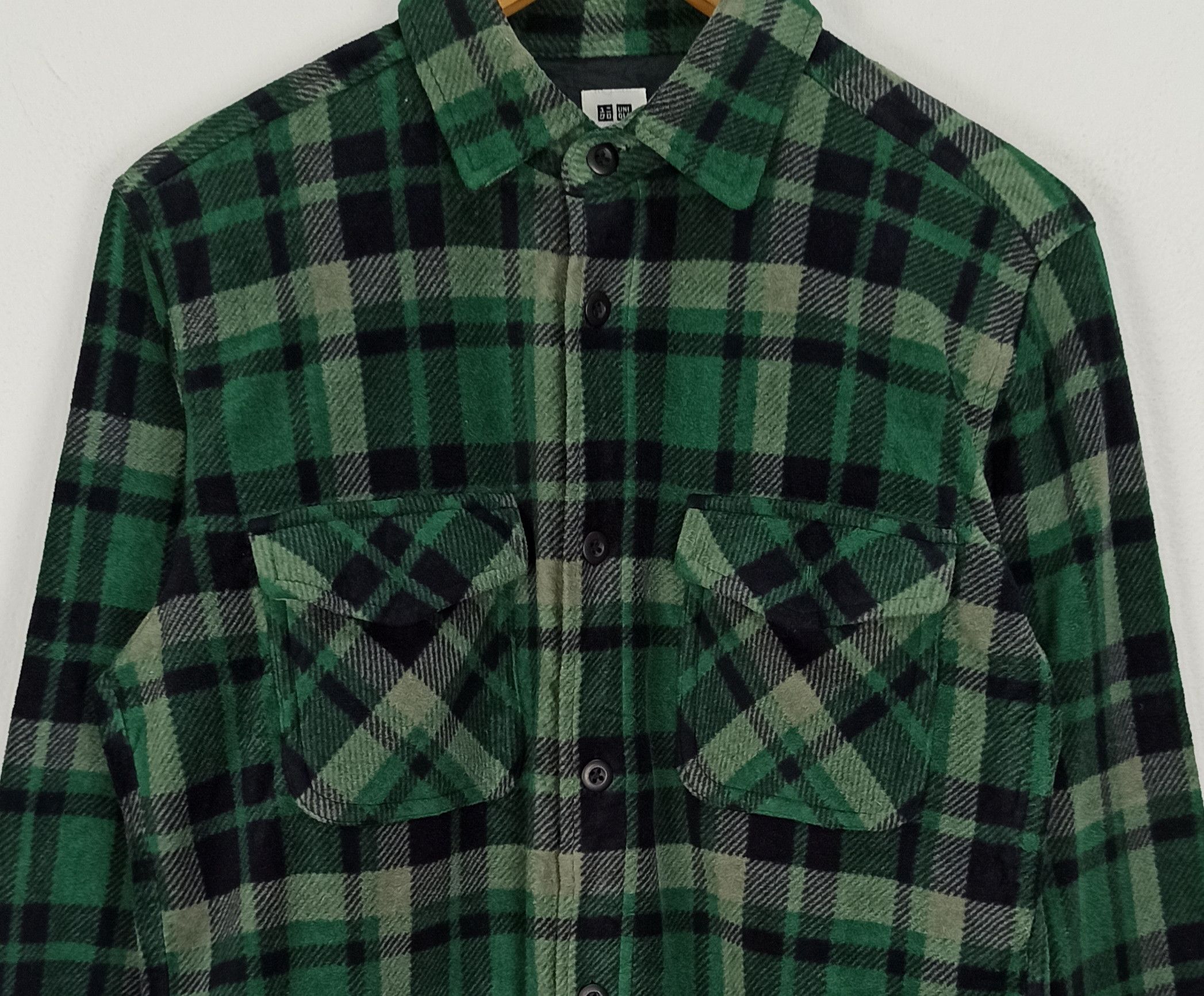 Flannel 🔥Rare🔥 UNIQLO Flannel LongSleeve ButtonUp Size US M / EU 48-50 / 2 - 2 Thumbnail