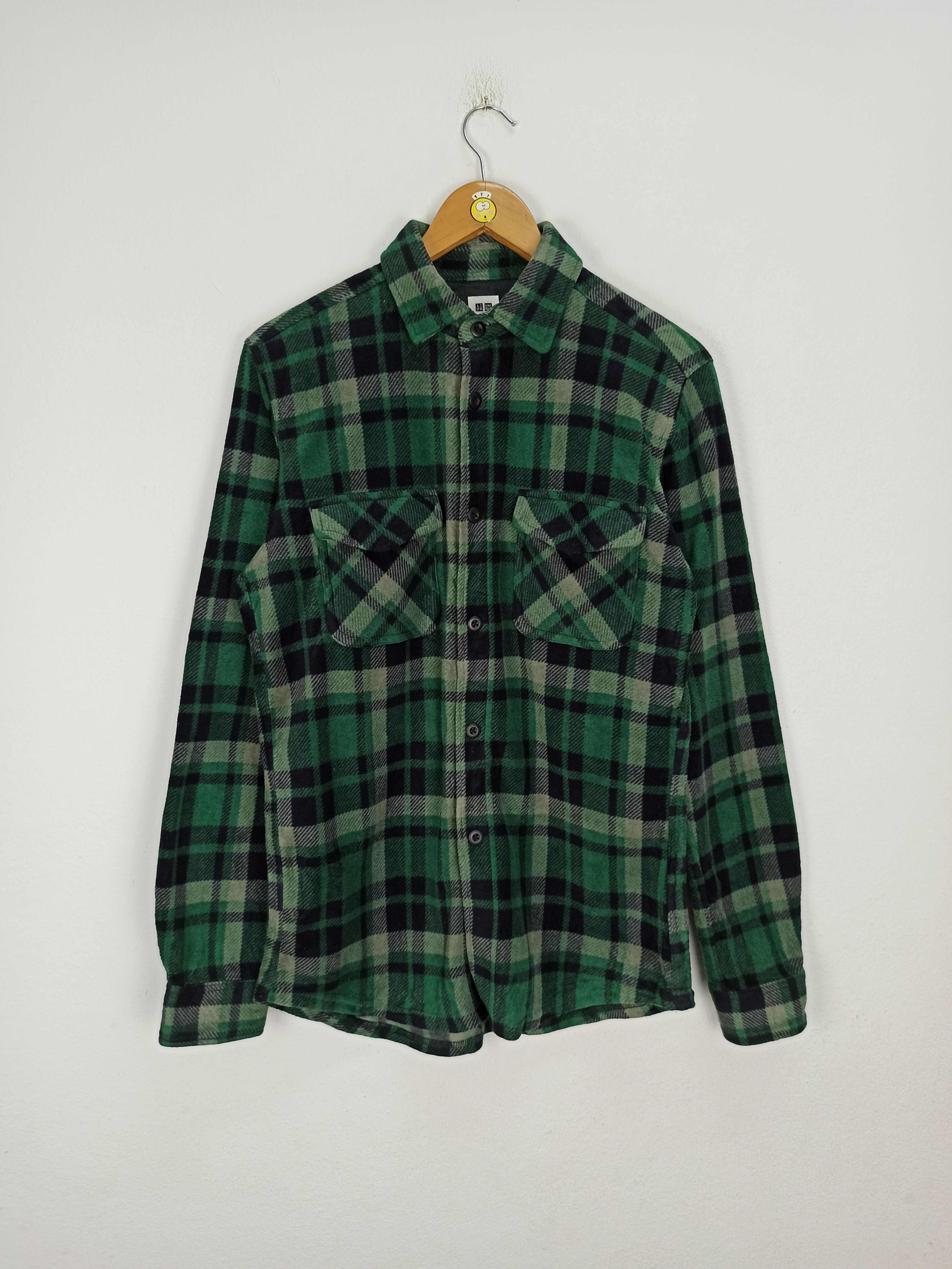 Flannel 🔥Rare🔥 UNIQLO Flannel LongSleeve ButtonUp Size US M / EU 48-50 / 2 - 1 Thumbnail
