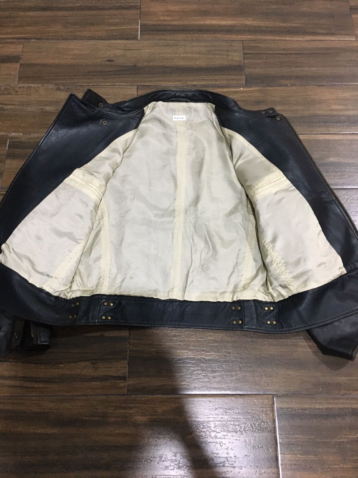 Paul Smith 🔥STEALS🔥RARE VTG PAUL SMITH LEATHER BIKER JACKET STYLE Size US S / EU 44-46 / 1 - 12 Thumbnail