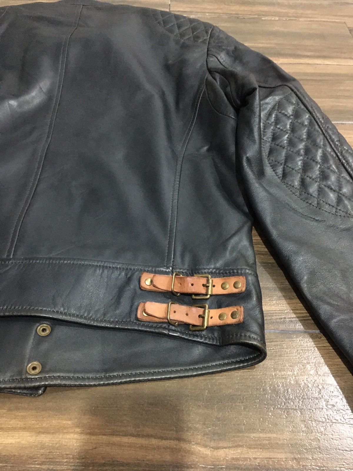 Paul Smith 🔥STEALS🔥RARE VTG PAUL SMITH LEATHER BIKER JACKET STYLE Size US S / EU 44-46 / 1 - 6 Thumbnail