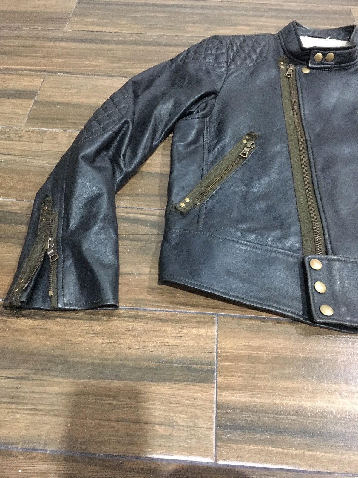 Paul Smith 🔥STEALS🔥RARE VTG PAUL SMITH LEATHER BIKER JACKET STYLE Size US S / EU 44-46 / 1 - 5 Thumbnail