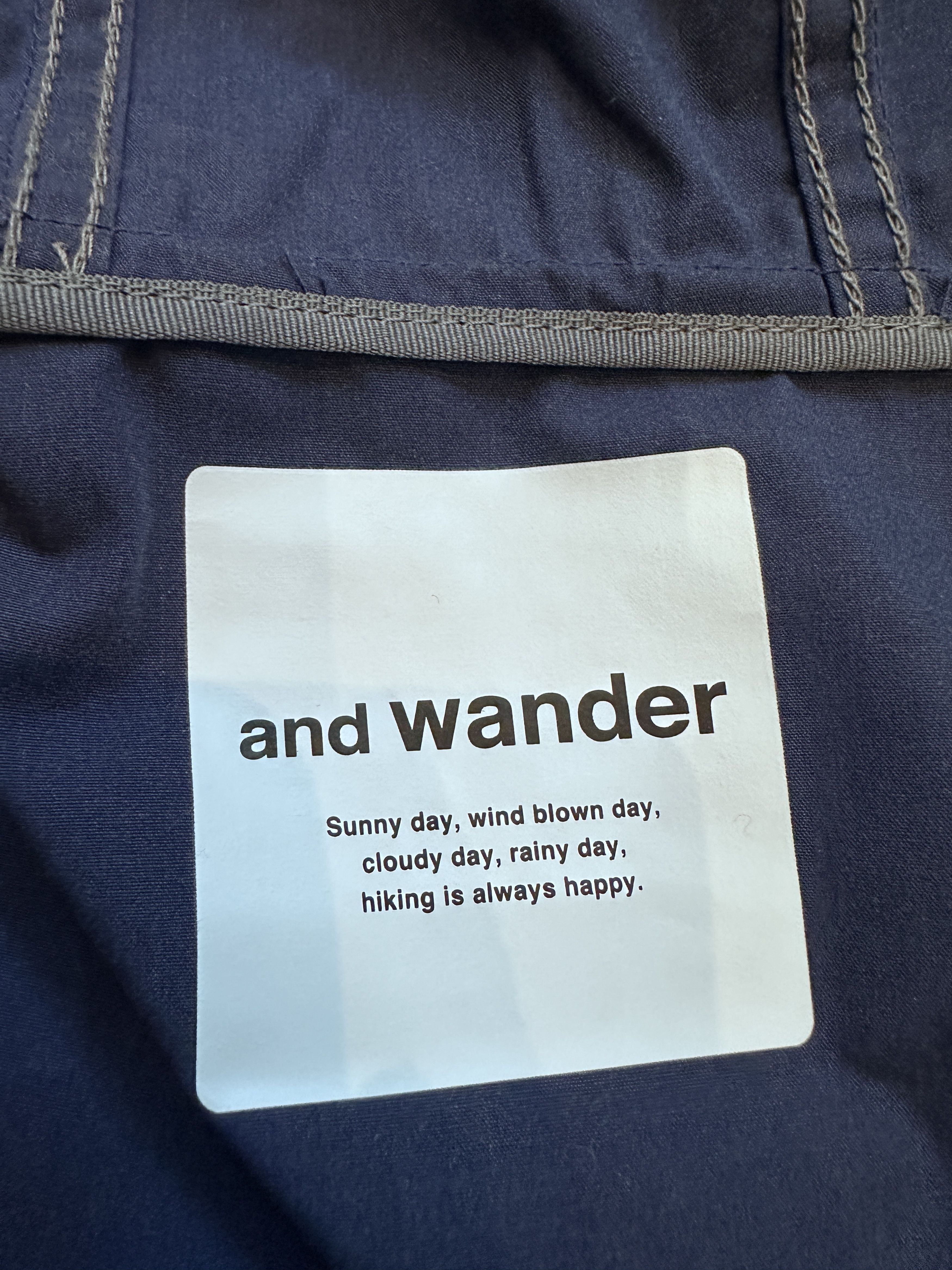 And Wander and wander Kevlar Full Zip Windbreaker Parka Navy Size 4 Size US XL / EU 56 / 4 - 9 Thumbnail
