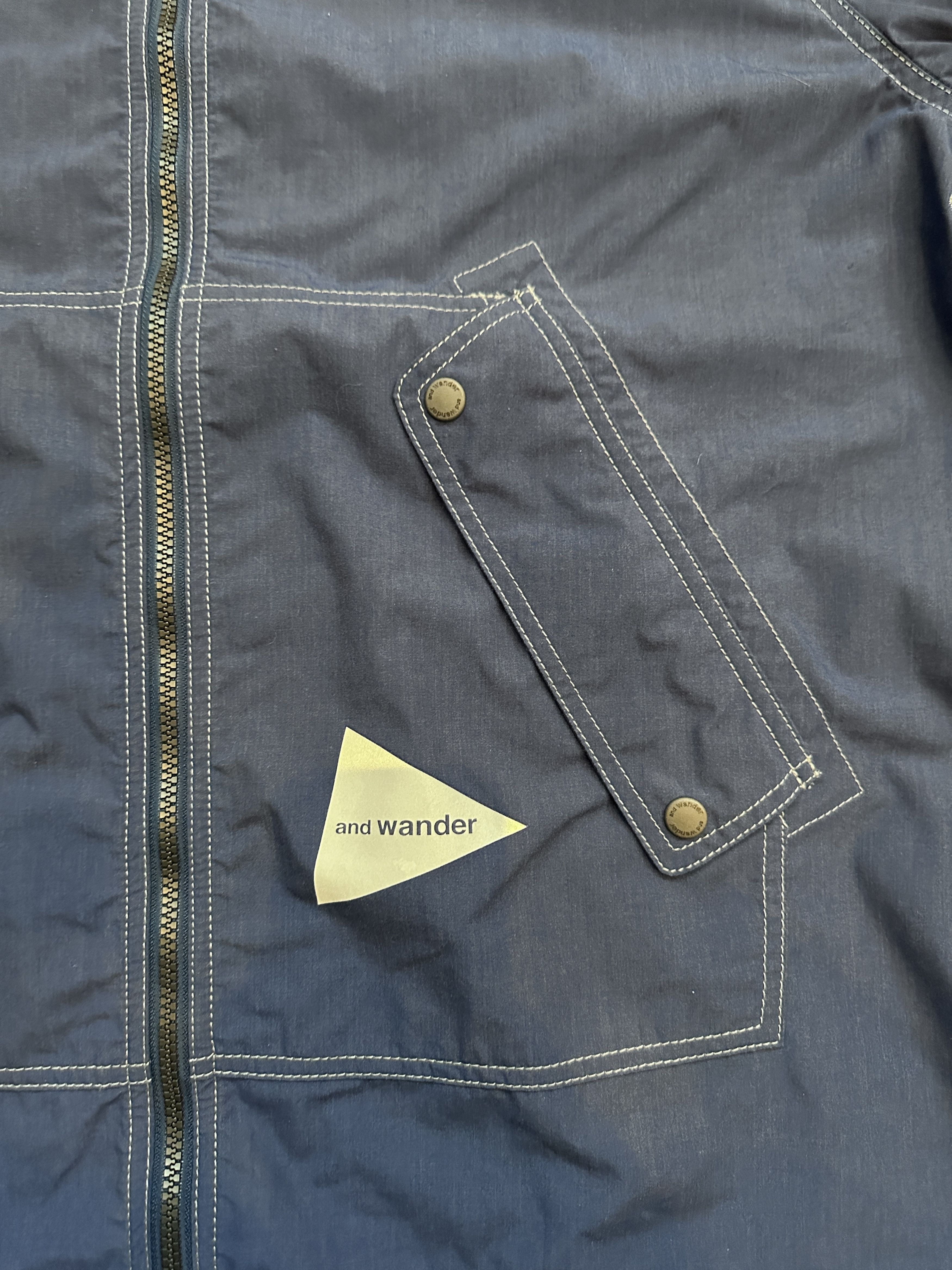 And Wander and wander Kevlar Full Zip Windbreaker Parka Navy Size 4 Size US XL / EU 56 / 4 - 2 Thumbnail