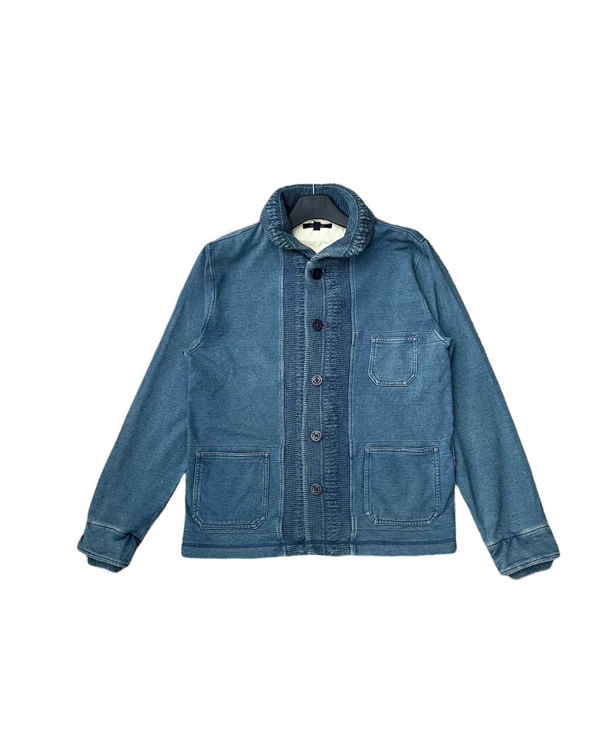 image of Ciaopanic x USN Ciao Panic Navy Shawl Jacket in Blue, Men's (Size Medium)