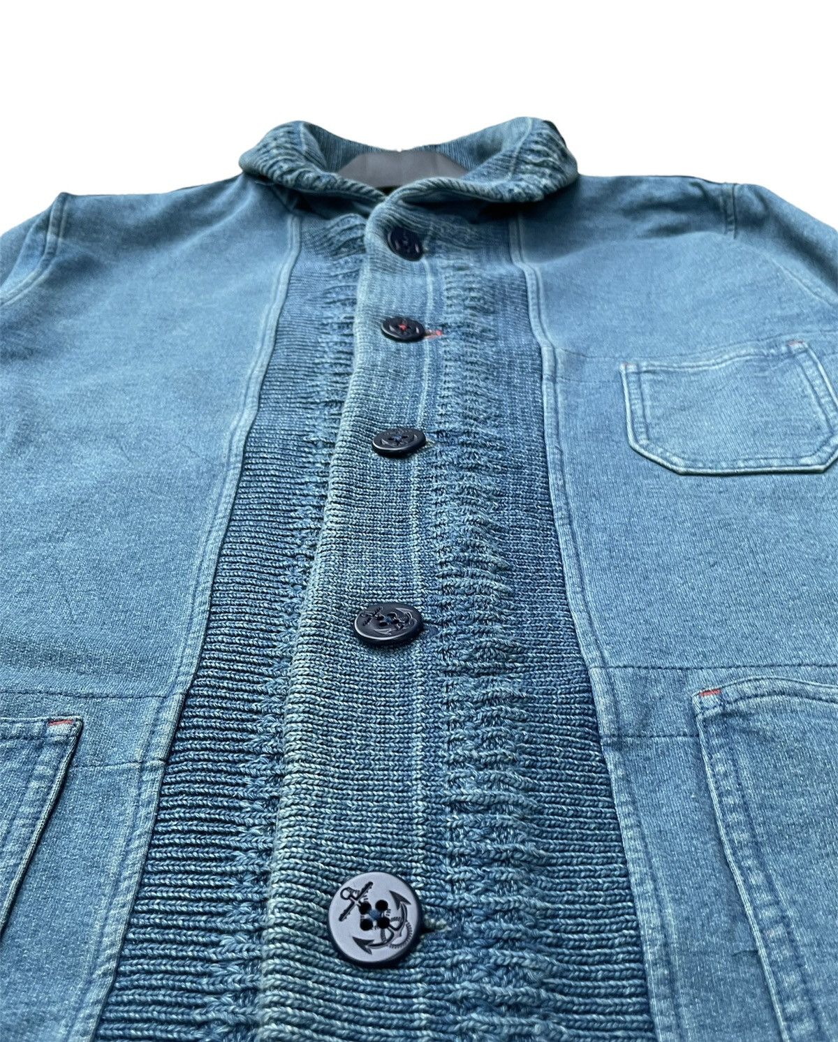 Ciaopanic × Japanese Brand Ciao Panic Navy Shawl Jacket Size US M / EU 48-50 / 2 - 6 Thumbnail