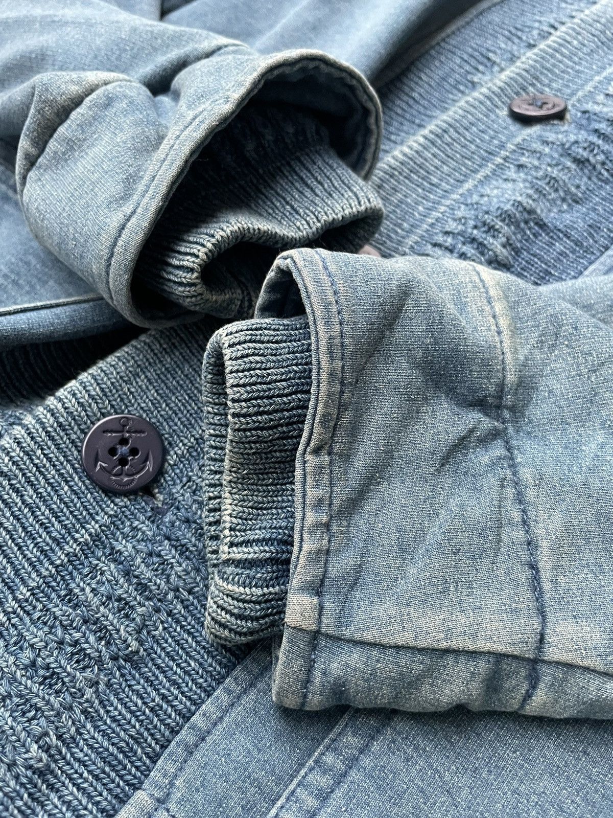 Ciaopanic × Japanese Brand Ciao Panic Navy Shawl Jacket Size US M / EU 48-50 / 2 - 11 Thumbnail