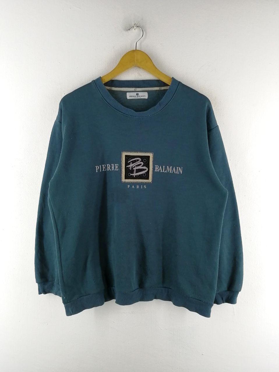 Pierre Balmain × Vintage VINTAGE DES CONSTRUCTED PIERRE BAILMAN SWEATSHIRT Size US L / EU 52-54 / 3 - 1 Thumbnail