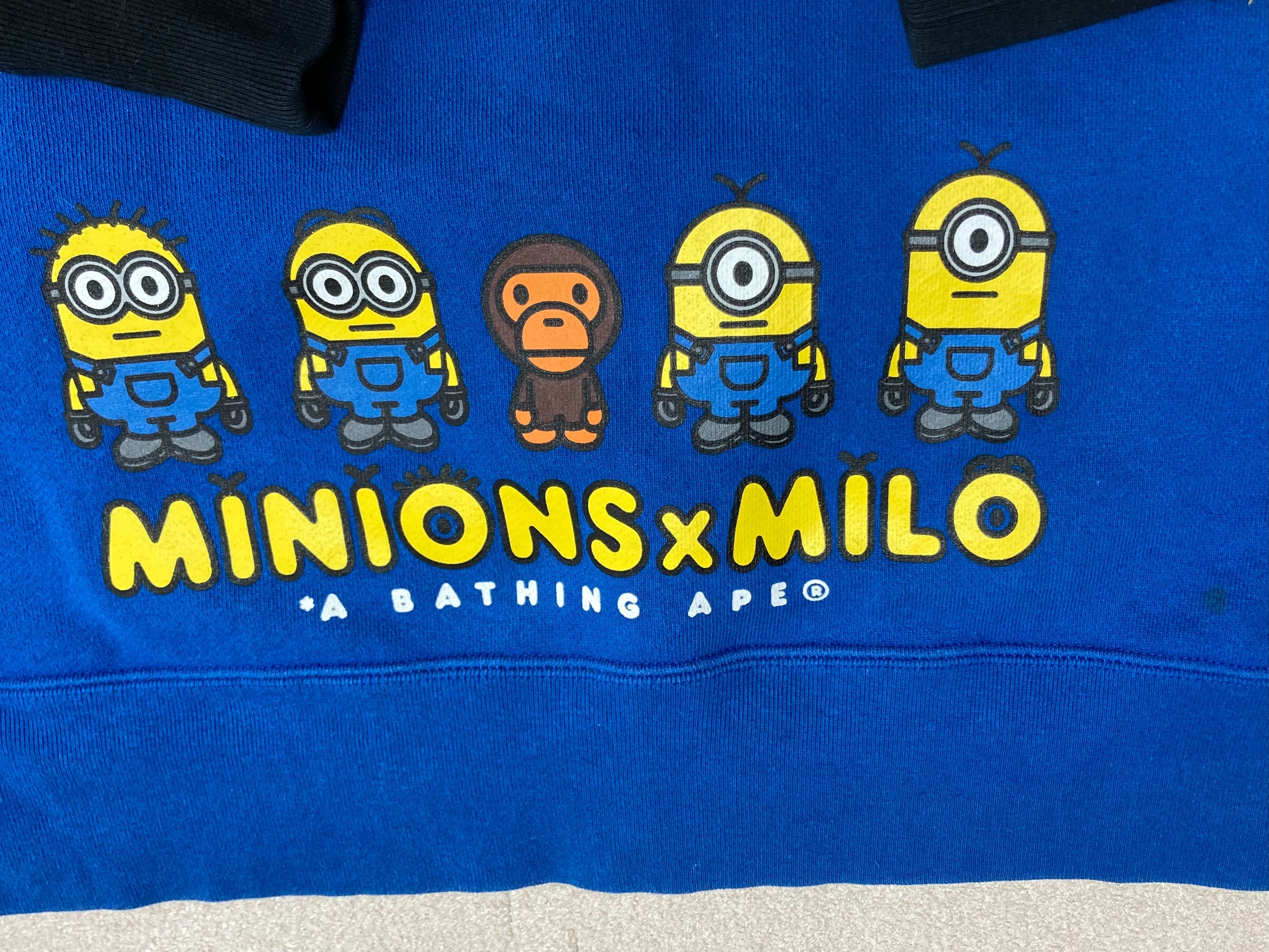 Bape BAPE x Minions Full Zip Shark Hoodie Yellow Size US XL / EU 56 / 4 - 7 Thumbnail