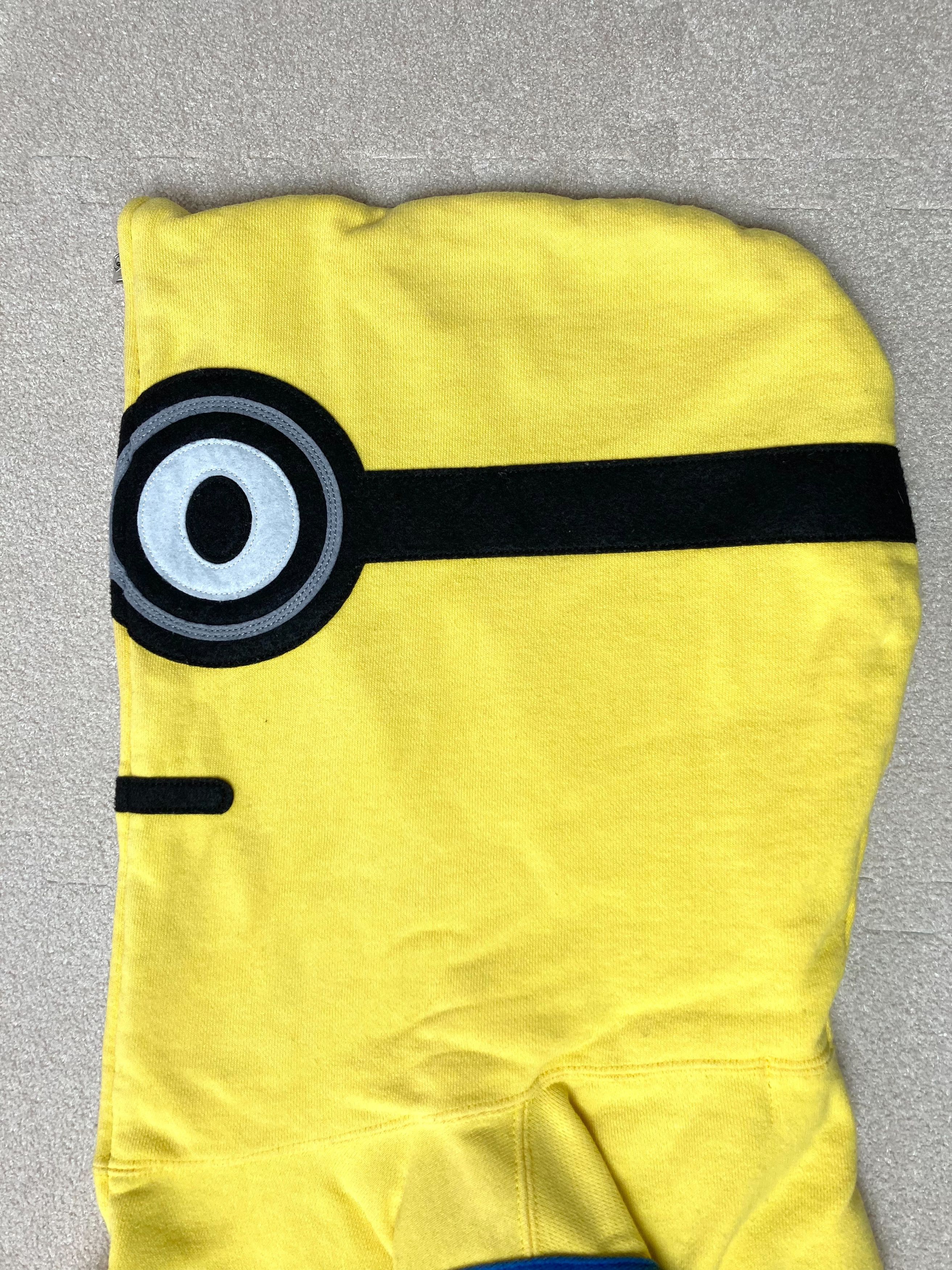 Bape BAPE x Minions Full Zip Shark Hoodie Yellow Size US XL / EU 56 / 4 - 4 Thumbnail