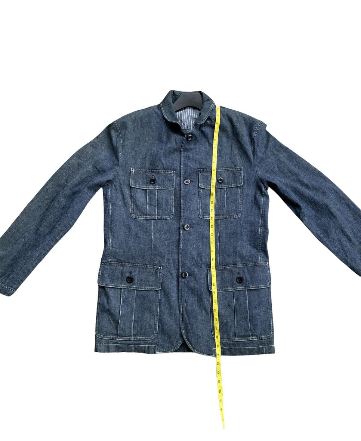 Japanese Brand × Vintage Vintage Japanesse Denim Chore Jacket Size US M / EU 48-50 / 2 - 3 Thumbnail