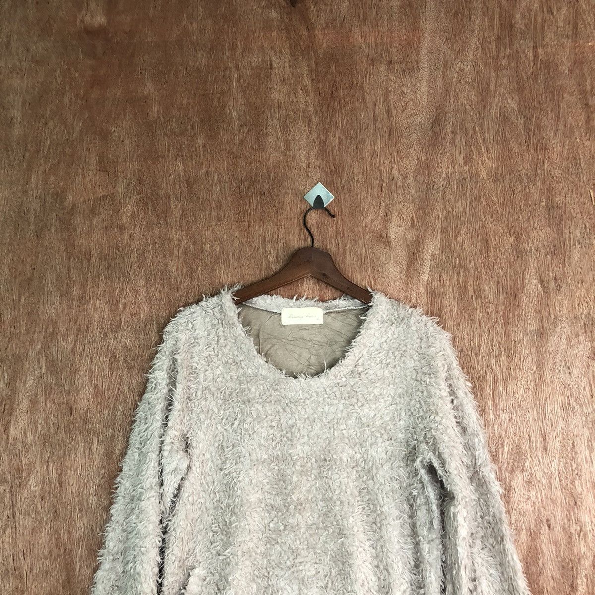Homespun Knitwear × Japanese Brand × Vintage Japnese Brand Shag Shaggy Fur Mohair Knitwear #6625 Size L / US 10 / IT 46 - 2 Thumbnail