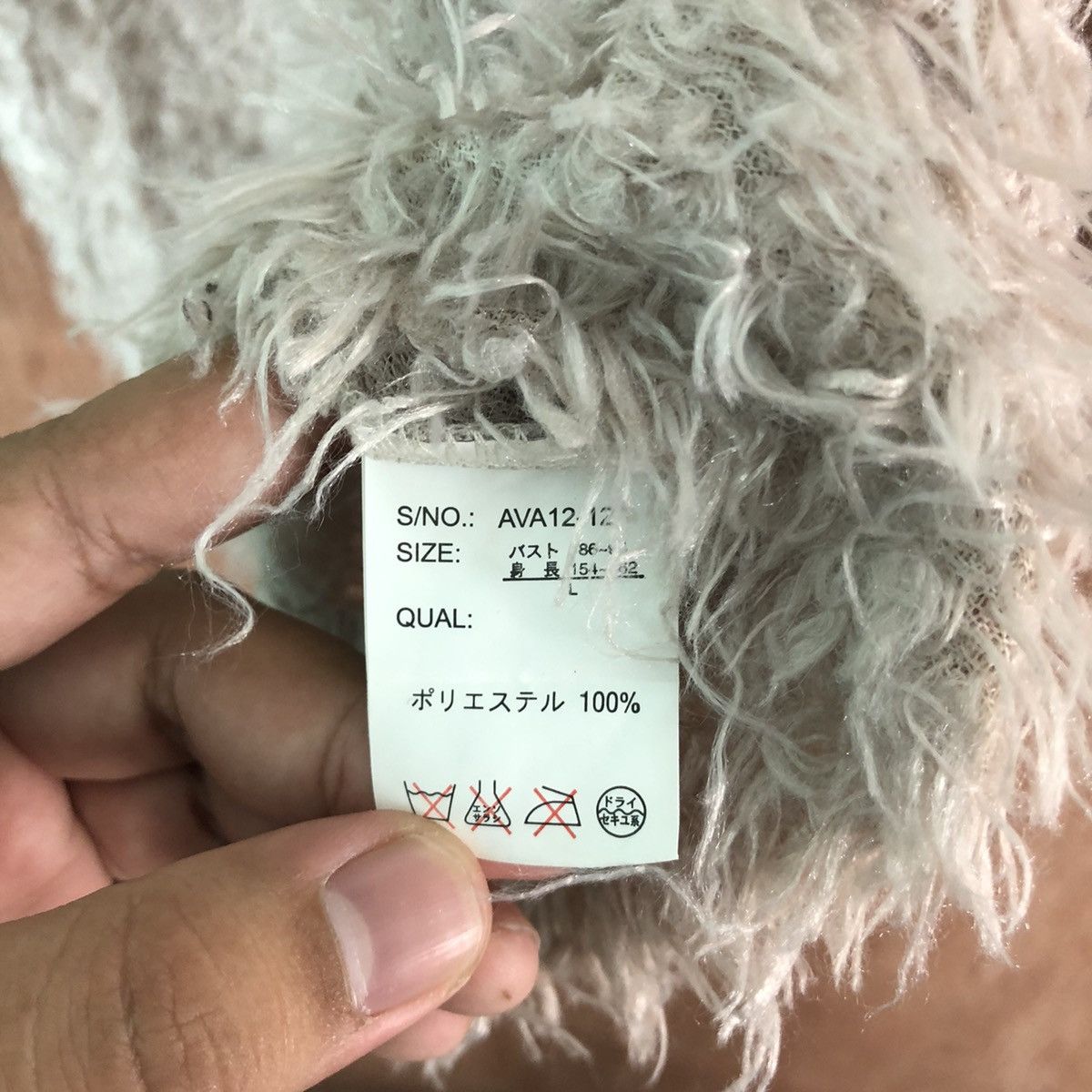 Homespun Knitwear × Japanese Brand × Vintage Japnese Brand Shag Shaggy Fur Mohair Knitwear #6625 Size L / US 10 / IT 46 - 8 Thumbnail