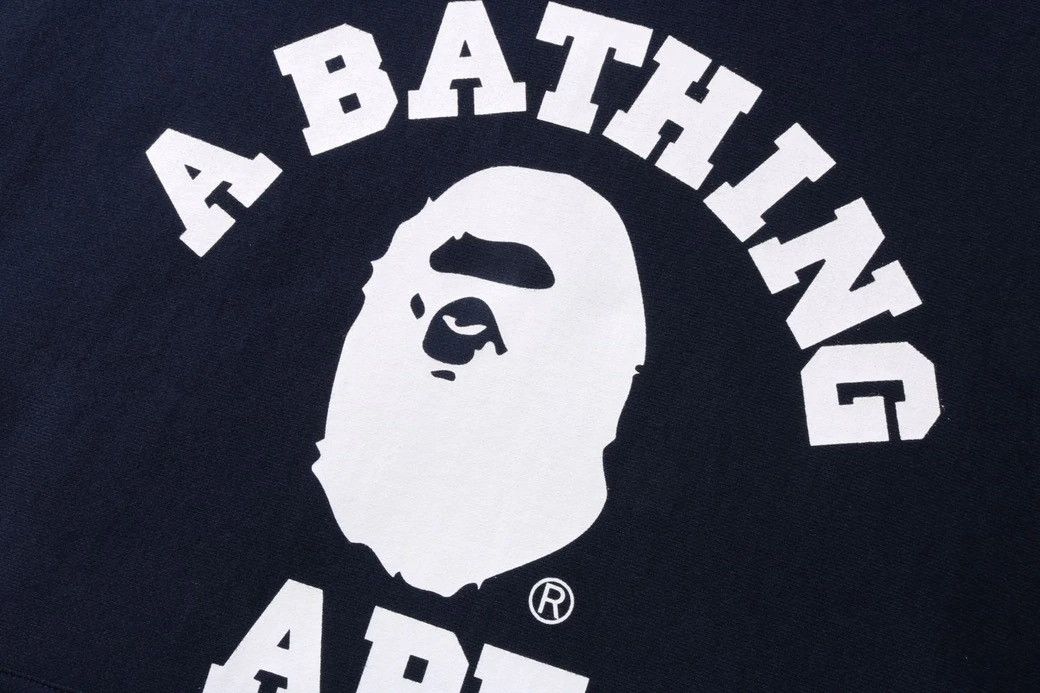 Bape Bape Classic College Hoodie Size US XXL / EU 58 / 5 - 2 Thumbnail