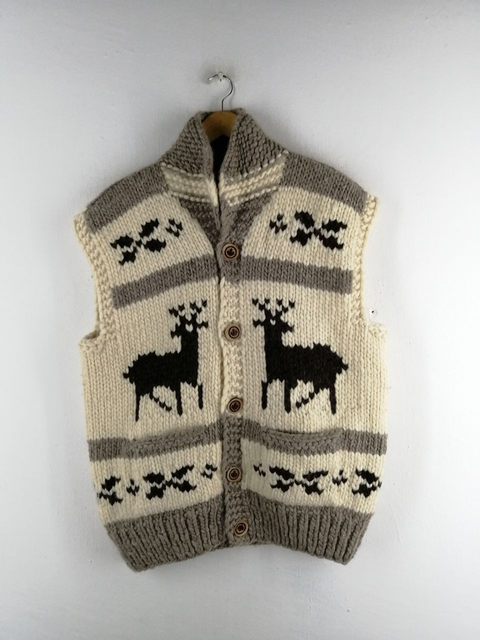 Japanese Brand KISITAU MADE IN CANADA KNITTED VEST Size US L / EU 52-54 / 3 - 1 Thumbnail