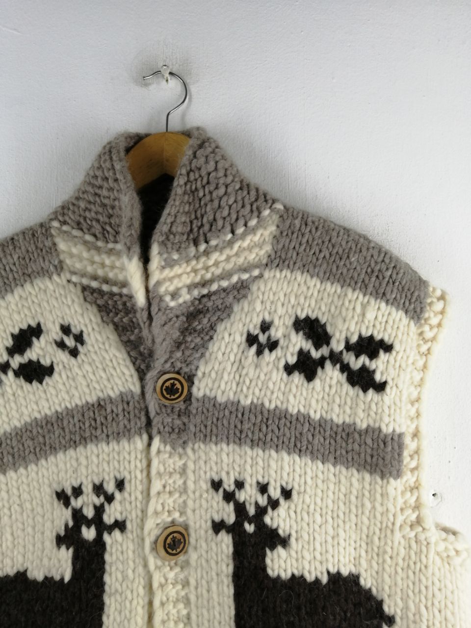 Japanese Brand KISITAU MADE IN CANADA KNITTED VEST Size US L / EU 52-54 / 3 - 7 Thumbnail