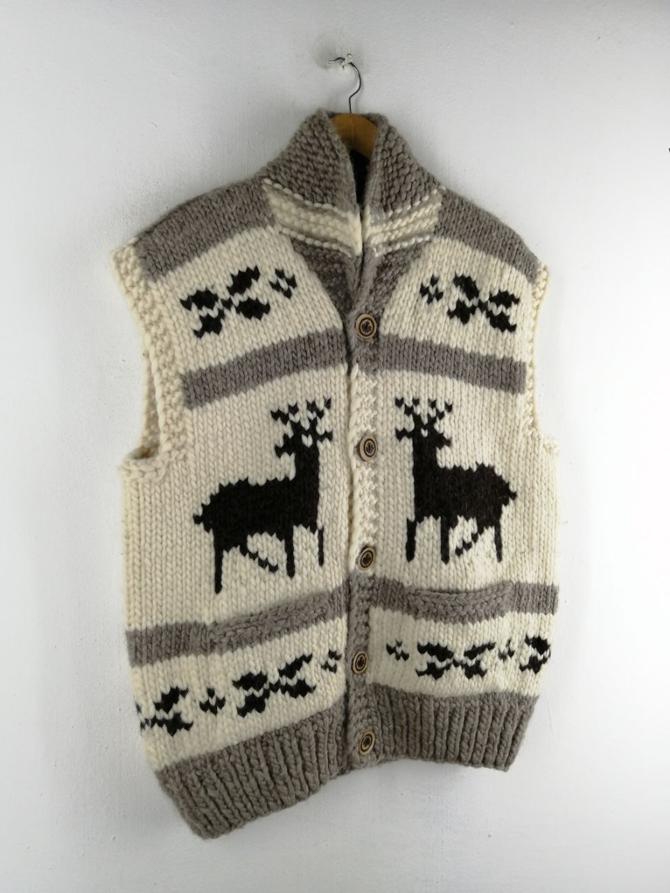 Japanese Brand KISITAU MADE IN CANADA KNITTED VEST Size US L / EU 52-54 / 3 - 2 Thumbnail