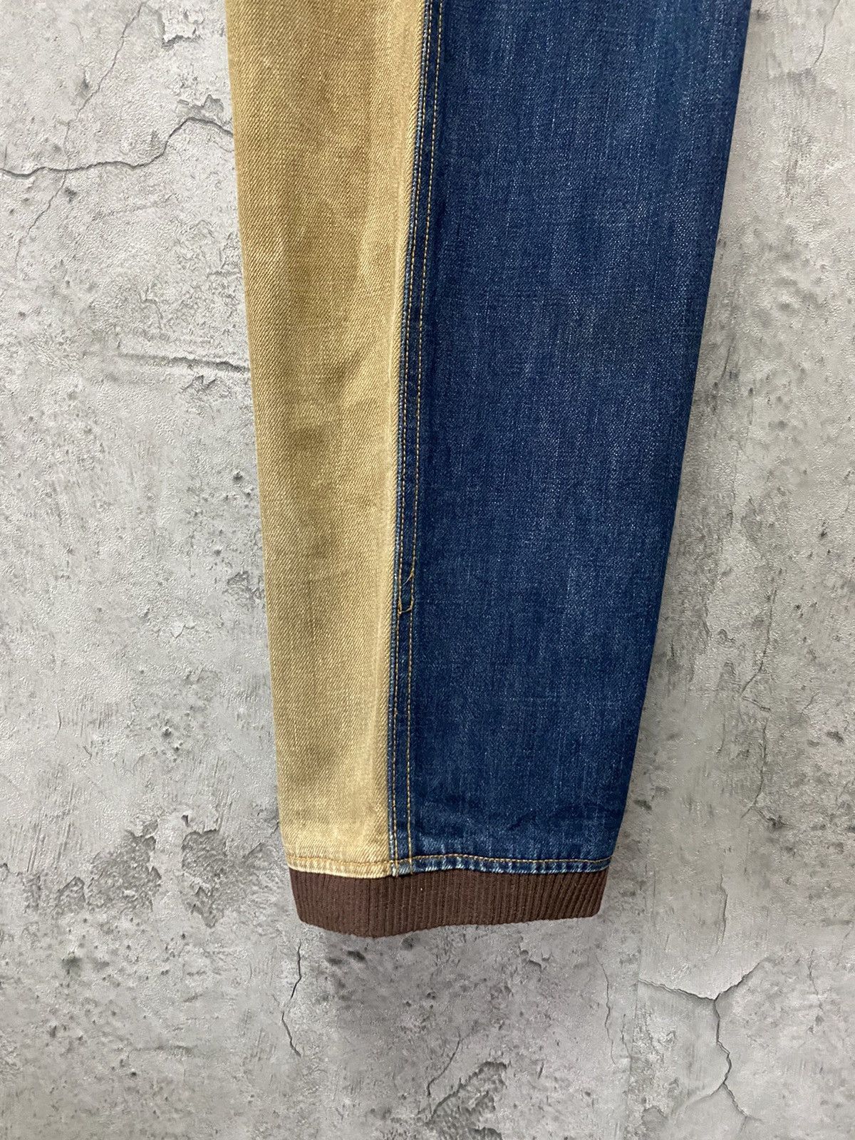 Beauty Beast Japan Brand MonitorGraphic Reconstructed Hybrid Denim Pants Size US 32 / EU 48 - 17 Thumbnail