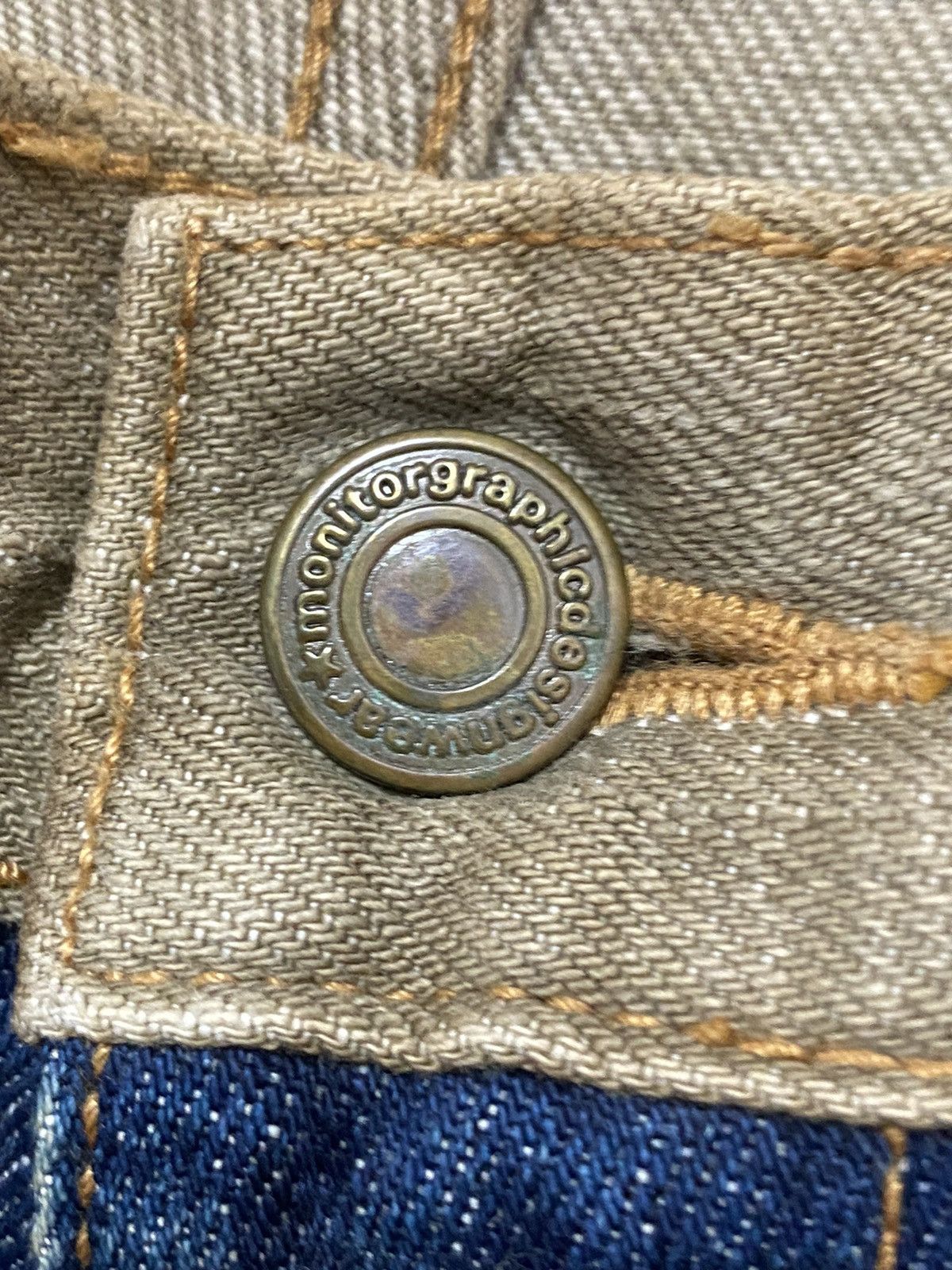 Beauty Beast Japan Brand MonitorGraphic Reconstructed Hybrid Denim Pants Size US 32 / EU 48 - 19 Thumbnail
