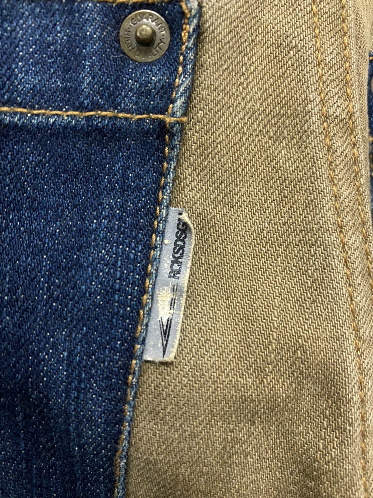Beauty Beast Japan Brand MonitorGraphic Reconstructed Hybrid Denim Pants Size US 32 / EU 48 - 12 Thumbnail