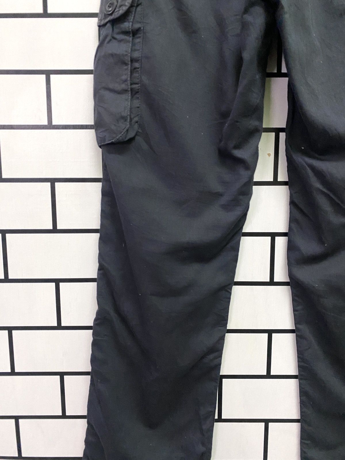 Japanese Brand Japan Made BLUE STANDARD Cargo Multipocket Drawstring Pants Size US 33 - 11 Thumbnail