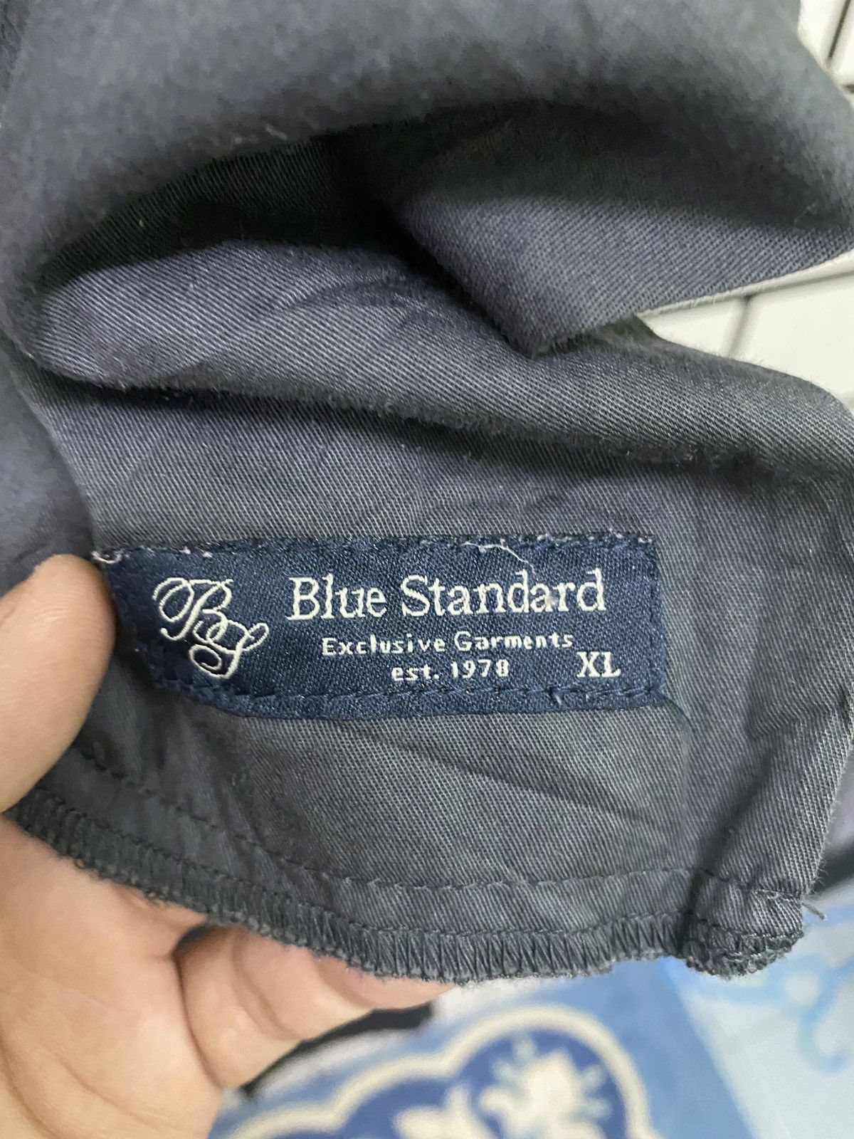 Japanese Brand Japan Made BLUE STANDARD Cargo Multipocket Drawstring Pants Size US 33 - 15 Thumbnail