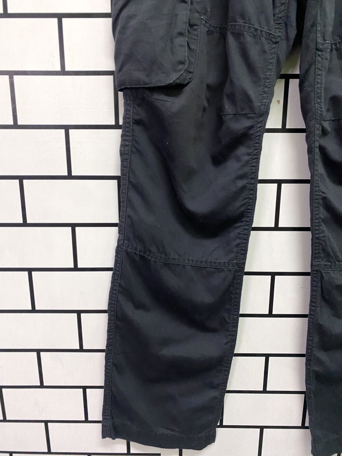 Japanese Brand Japan Made BLUE STANDARD Cargo Multipocket Drawstring Pants Size US 33 - 5 Thumbnail