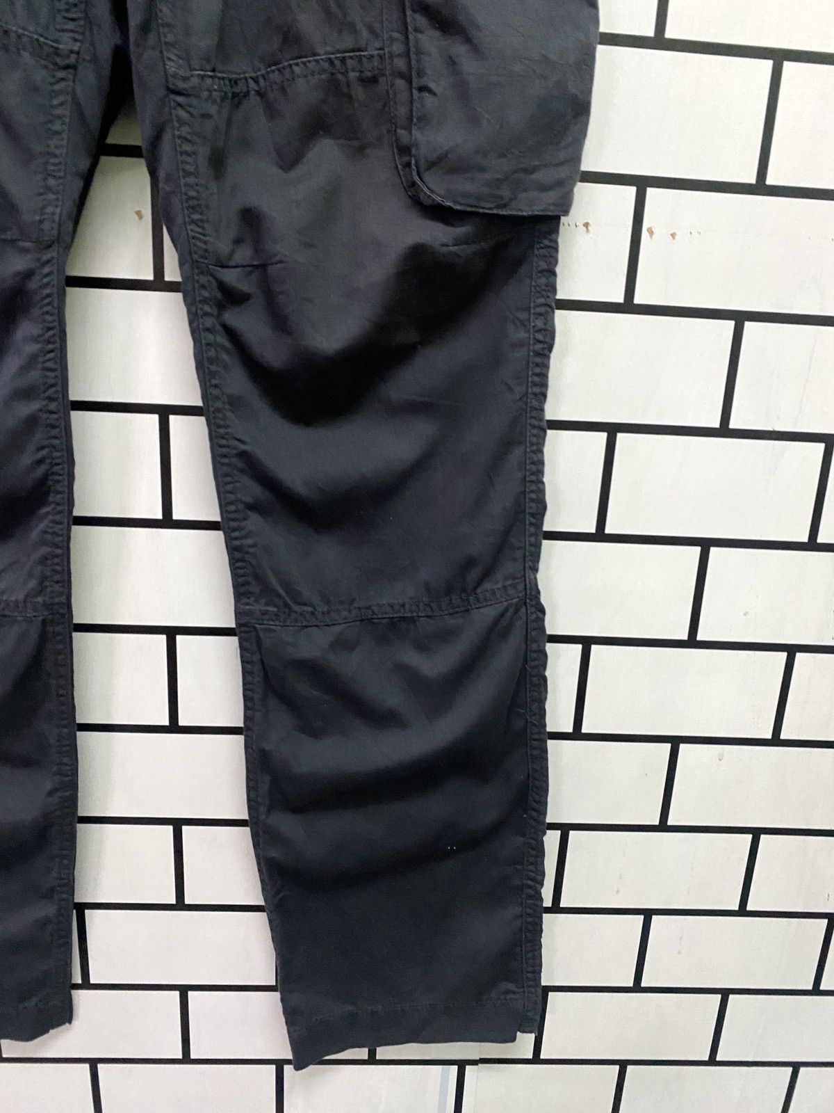 Japanese Brand Japan Made BLUE STANDARD Cargo Multipocket Drawstring Pants Size US 33 - 6 Thumbnail