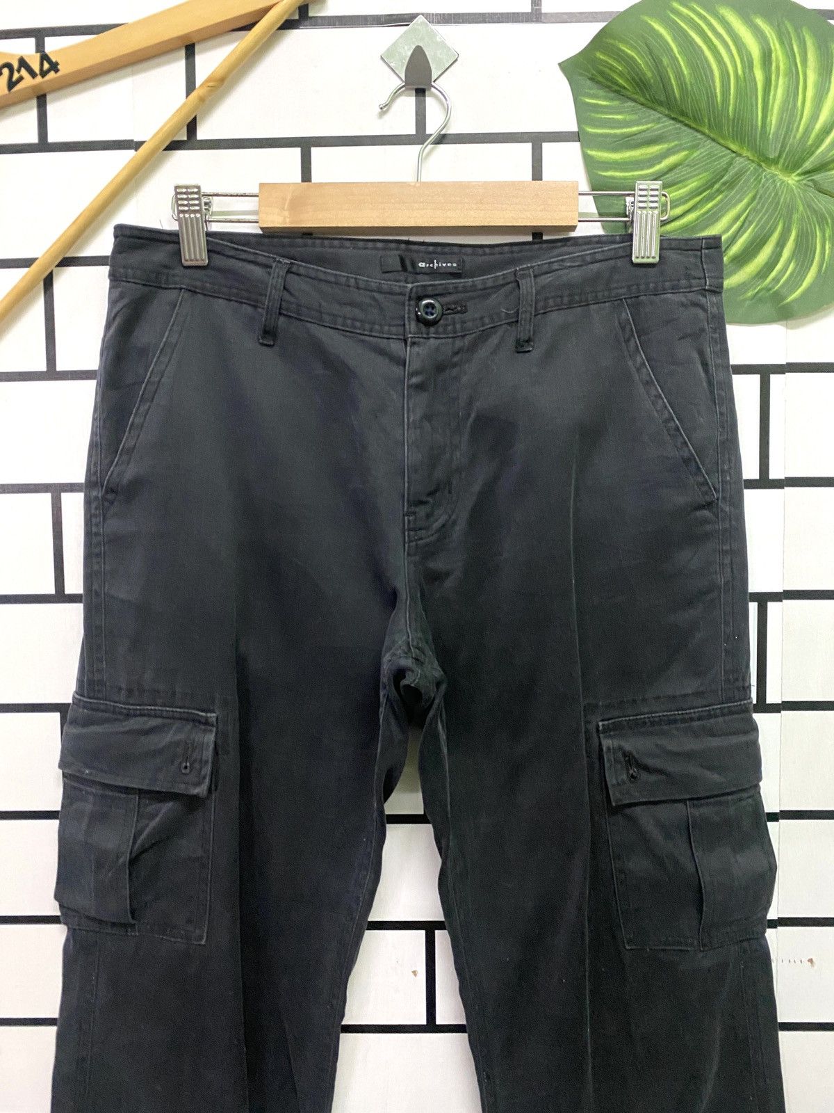 Japanese Brand Japan Made Archives Cargo Multipocket Distressed Pants Size US 29 - 3 Thumbnail