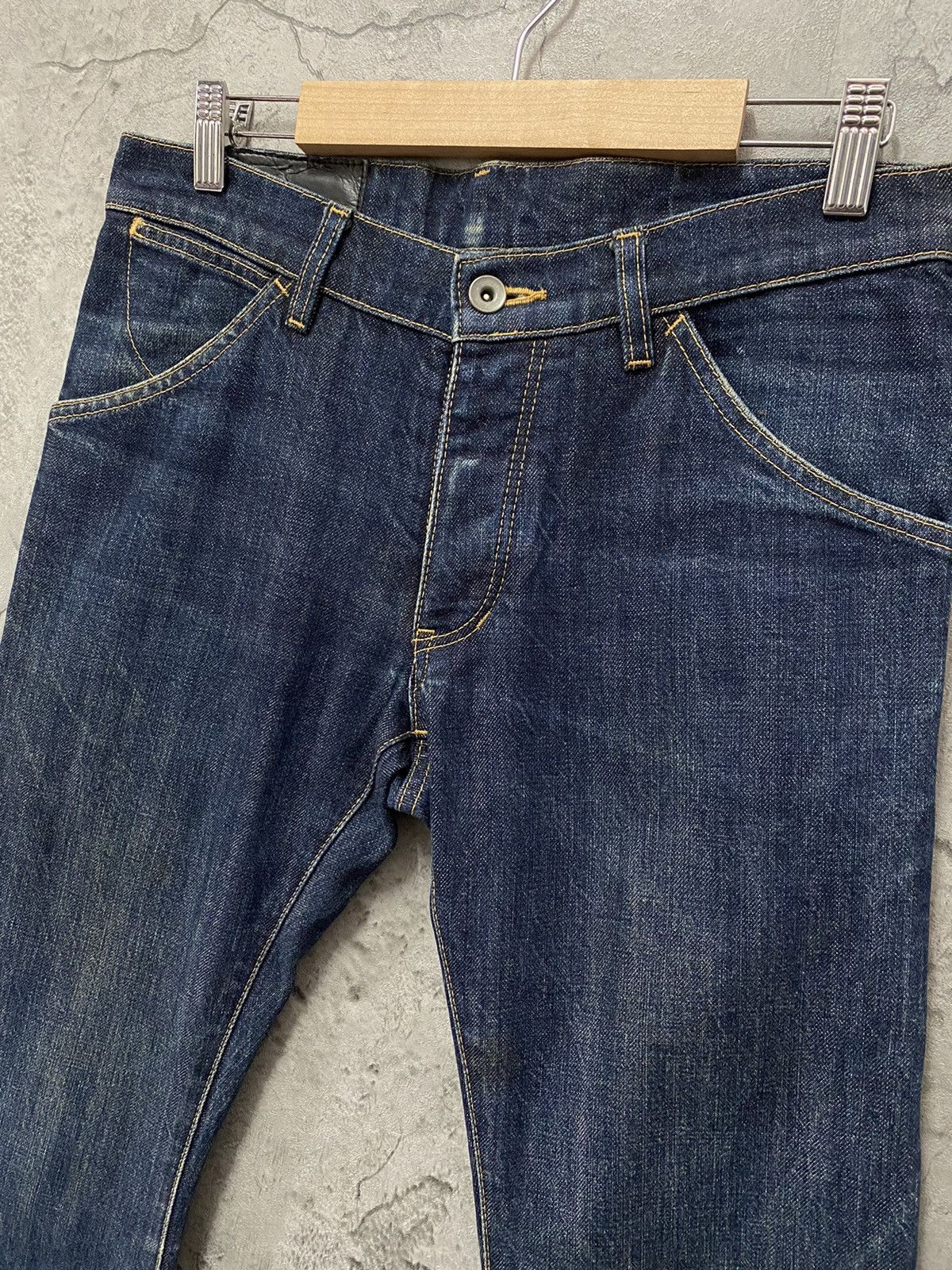 Attachment Kazuyuki Kumagai Attachment Curved Leg Skinny Stacked Denim Size US 30 / EU 46 - 9 Thumbnail