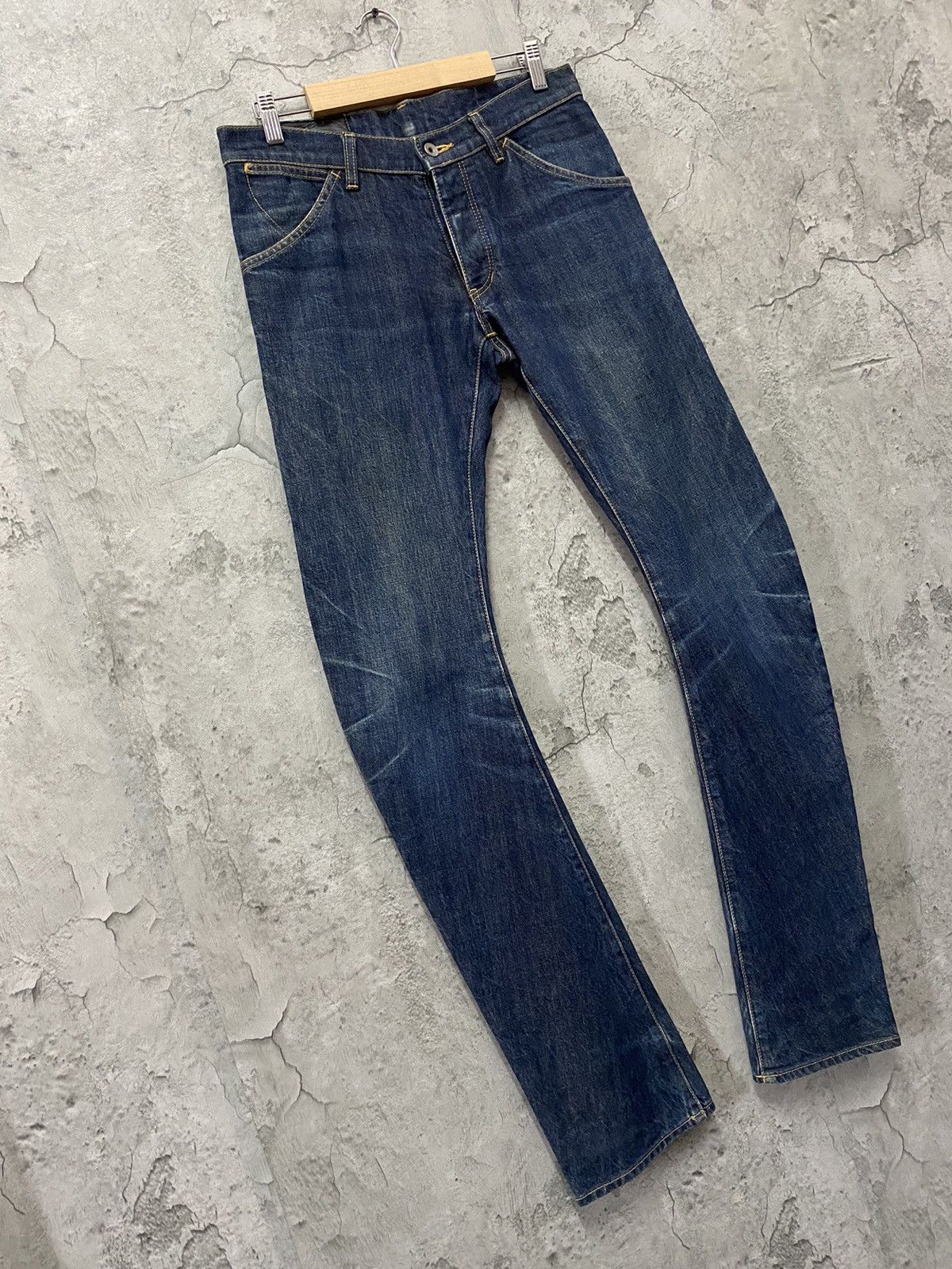 Attachment Kazuyuki Kumagai Attachment Curved Leg Skinny Stacked Denim Size US 30 / EU 46 - 4 Thumbnail