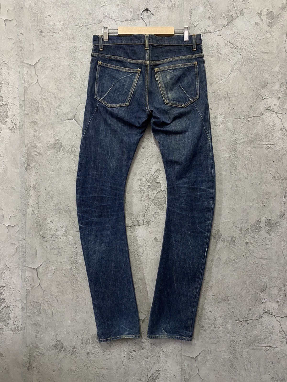 Attachment Kazuyuki Kumagai Attachment Curved Leg Skinny Stacked Denim Size US 30 / EU 46 - 2 Thumbnail