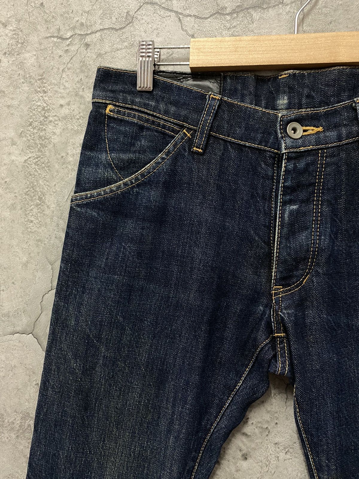 Attachment Kazuyuki Kumagai Attachment Curved Leg Skinny Stacked Denim Size US 30 / EU 46 - 8 Thumbnail