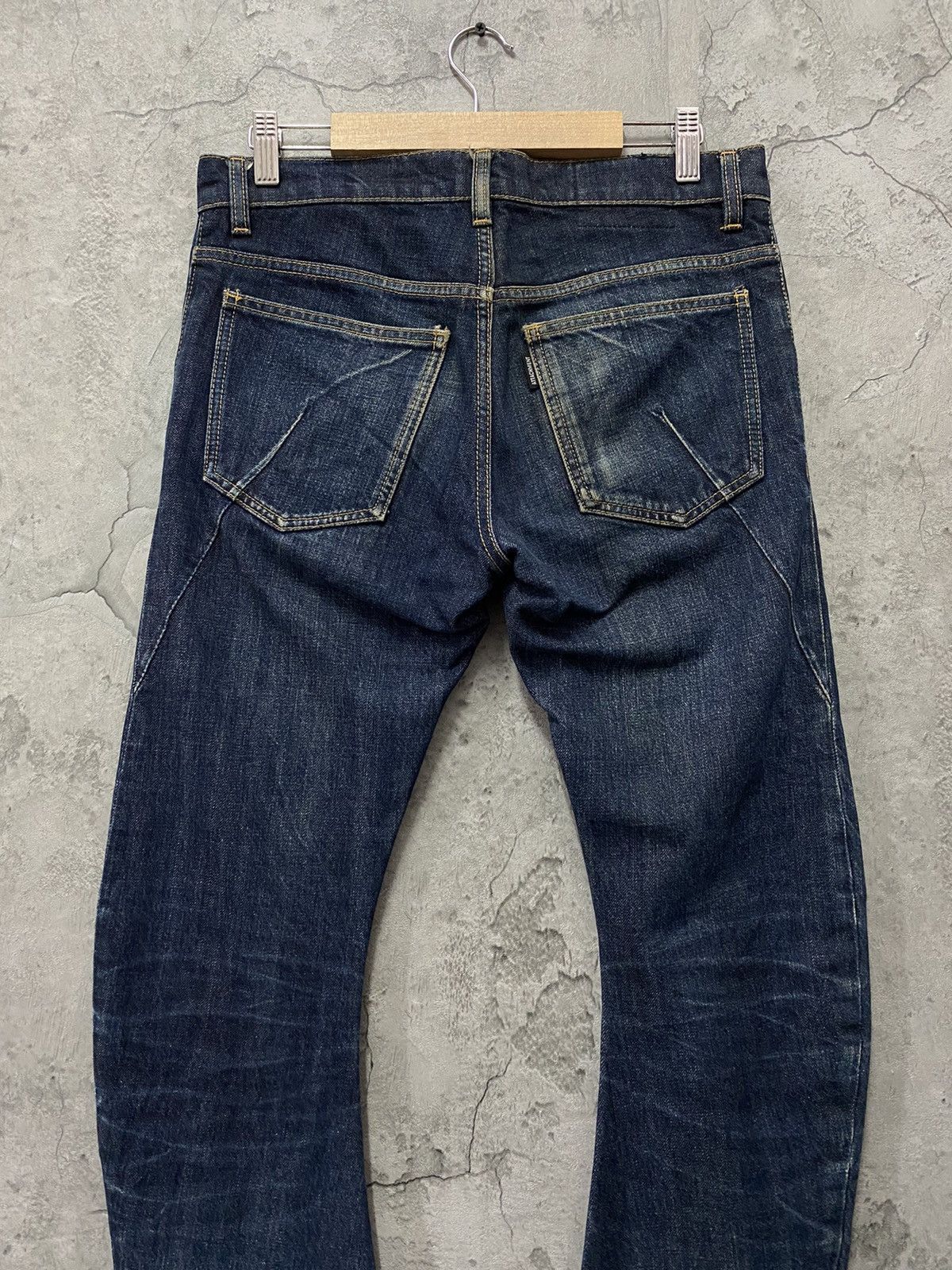 Attachment Kazuyuki Kumagai Attachment Curved Leg Skinny Stacked Denim Size US 30 / EU 46 - 11 Thumbnail