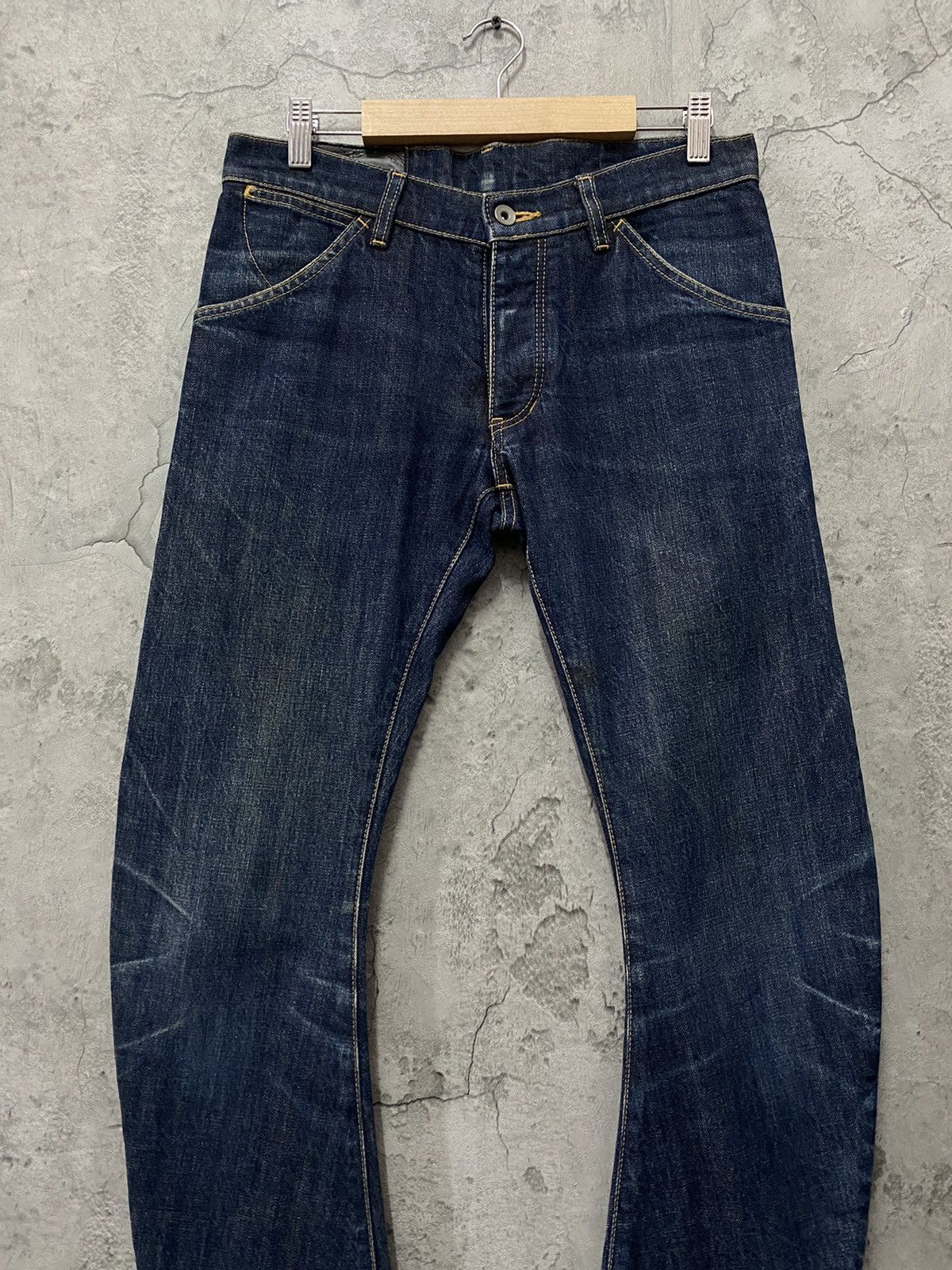 Attachment Kazuyuki Kumagai Attachment Curved Leg Skinny Stacked Denim Size US 30 / EU 46 - 5 Thumbnail
