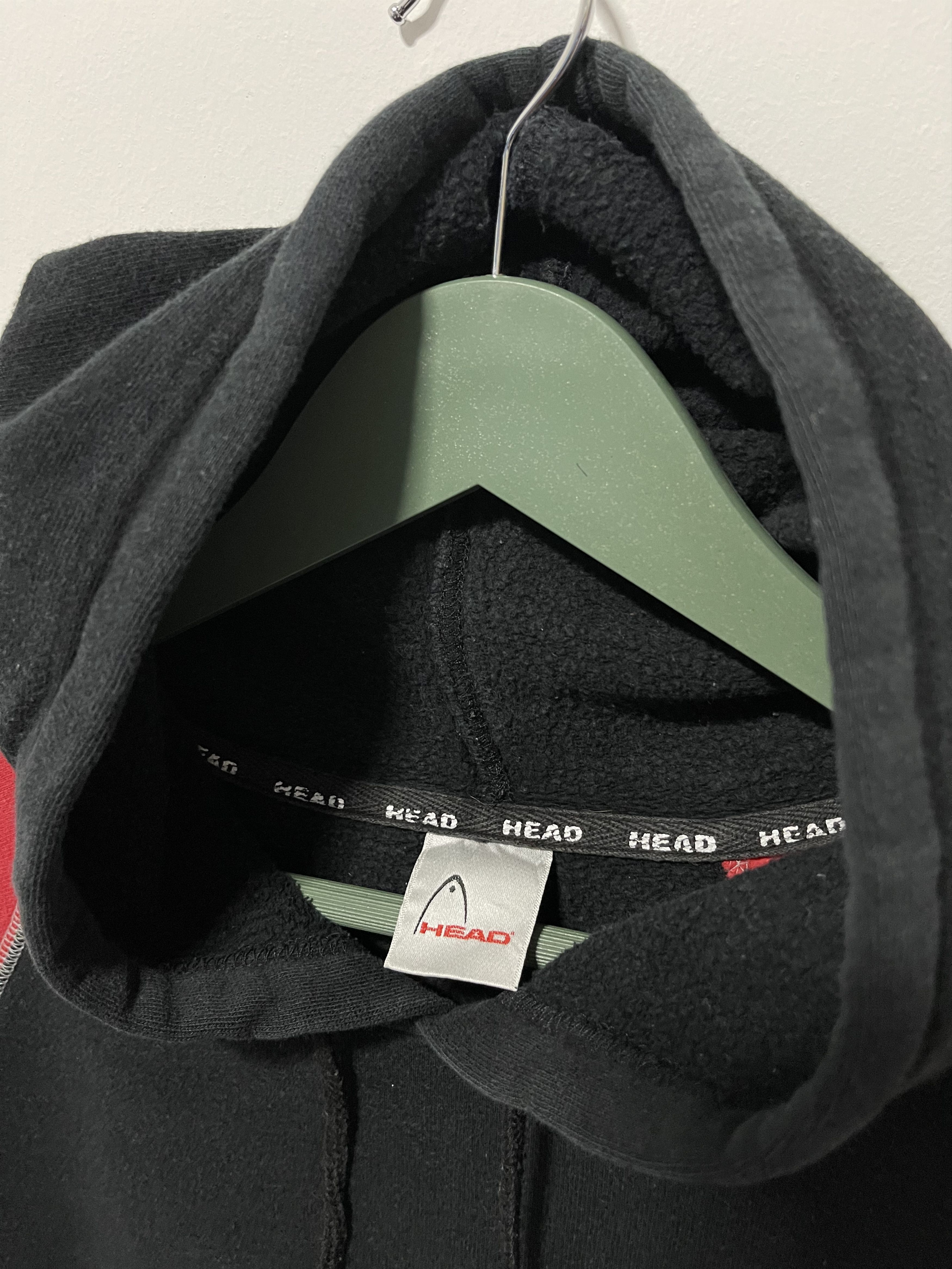 Japanese Brand Vintage Head Rmbroidered Two Tone Hoodie Sweatshirt Size US S / EU 44-46 / 1 - 8 Thumbnail