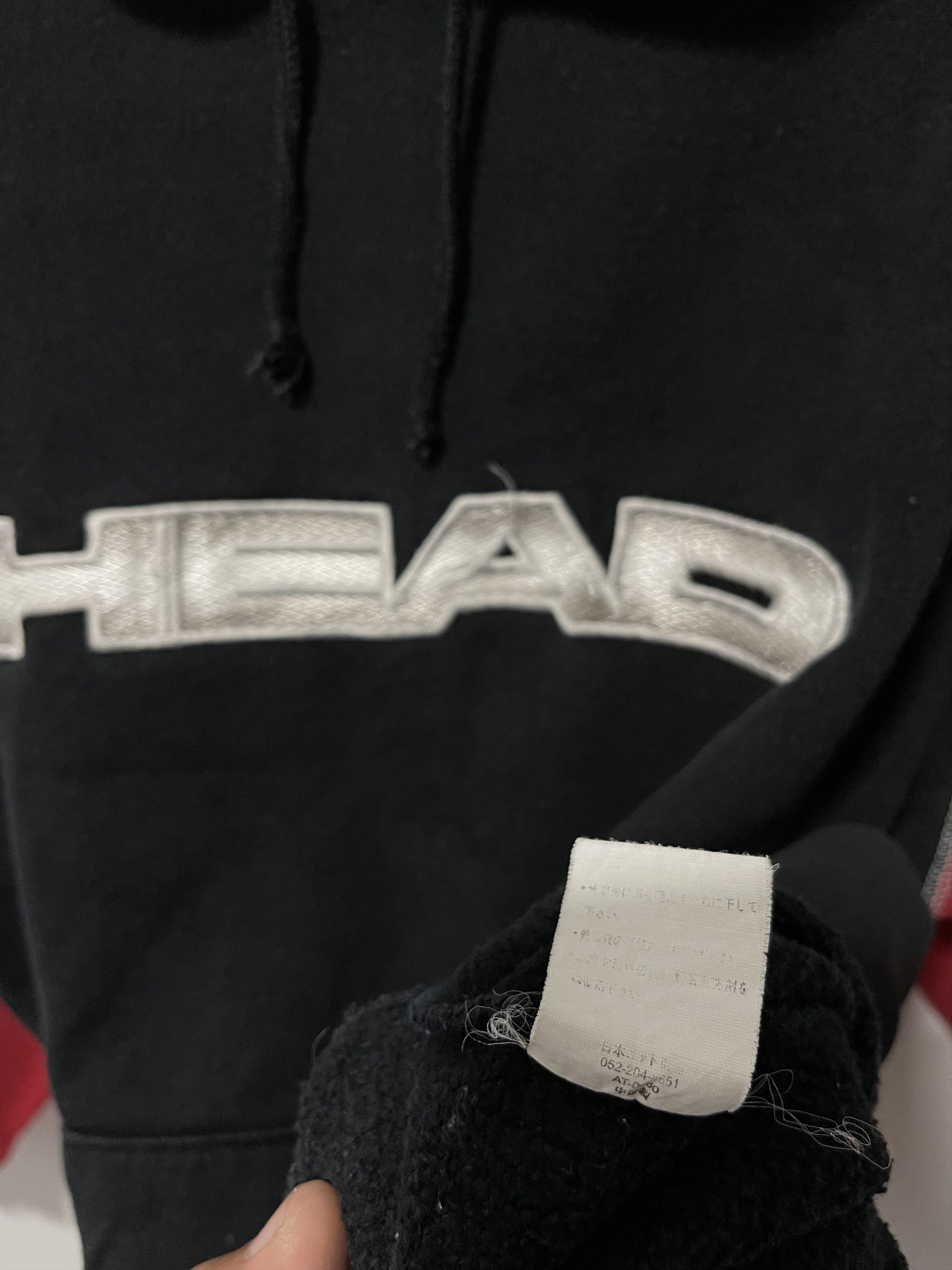 Japanese Brand Vintage Head Rmbroidered Two Tone Hoodie Sweatshirt Size US S / EU 44-46 / 1 - 9 Thumbnail