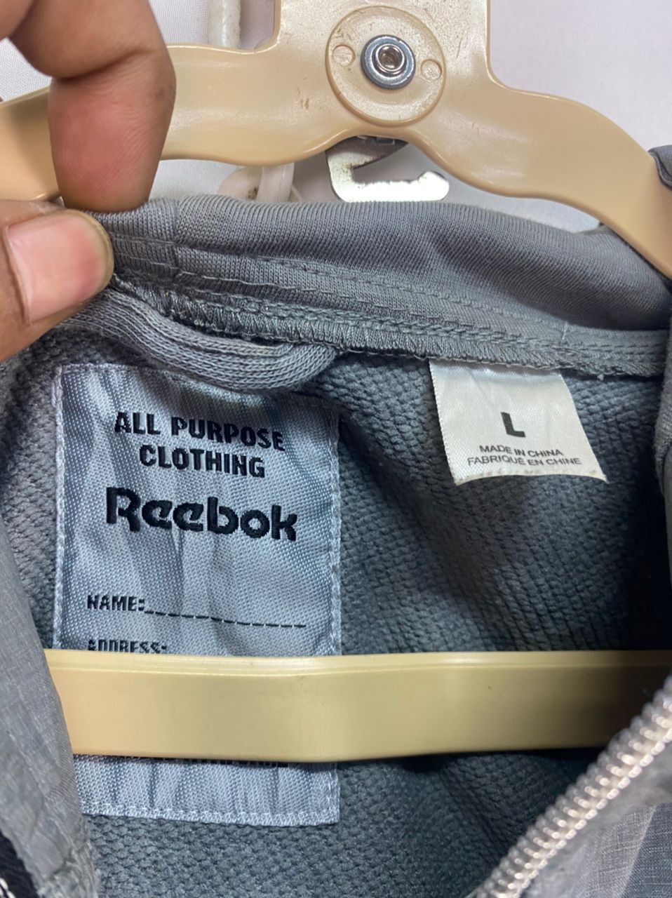 Reebok Reebok zipper hoodie sweater Size US M / EU 48-50 / 2 - 3 Thumbnail